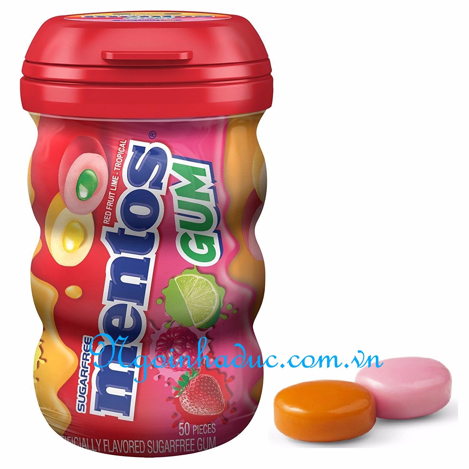 Kẹo cao su Mentos tổng hợp (hộp 50c)