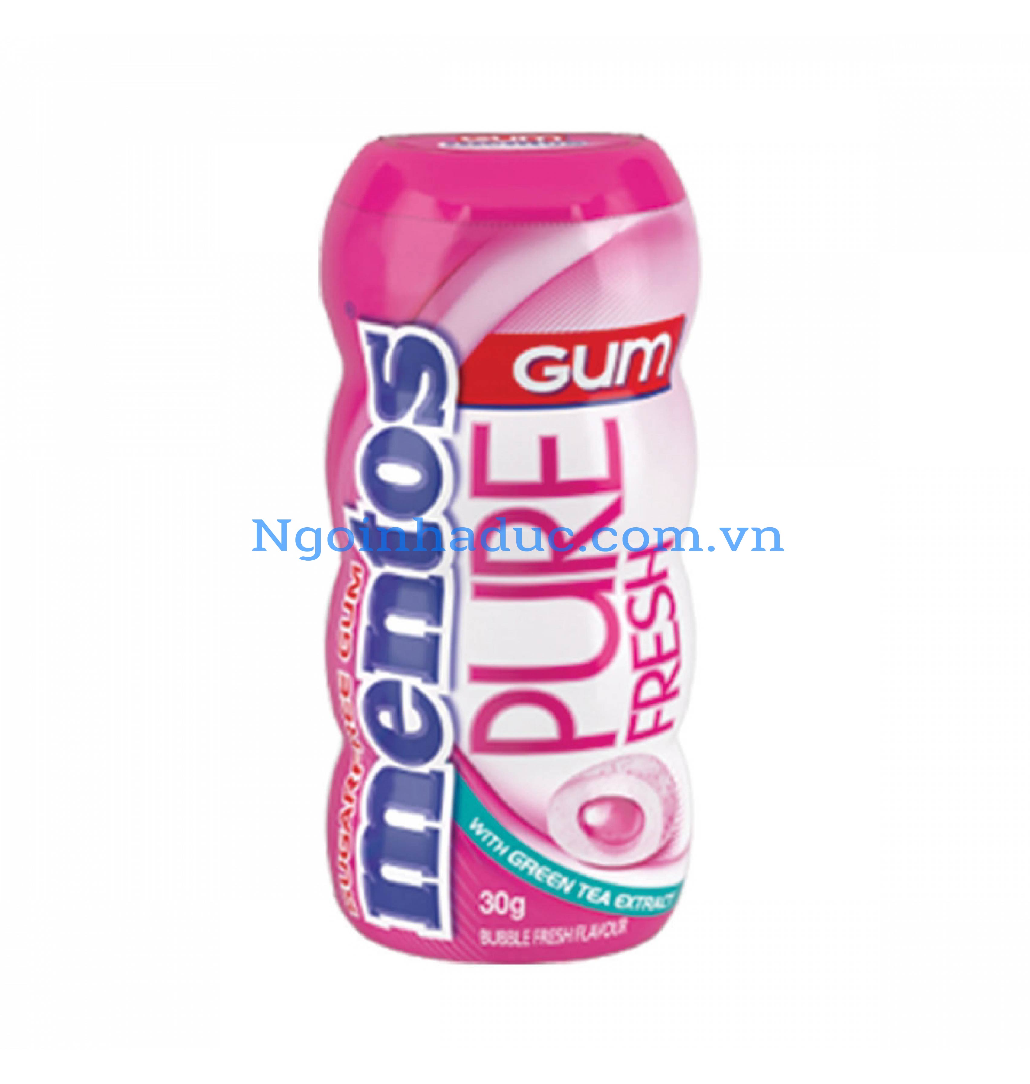 Kẹo cao su MENTOS Pure Fresh màu hồng (hộp 30g)