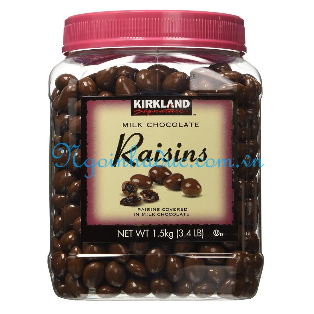 Kẹo nho bọc socola Raisins - Kirkland 1.5kg