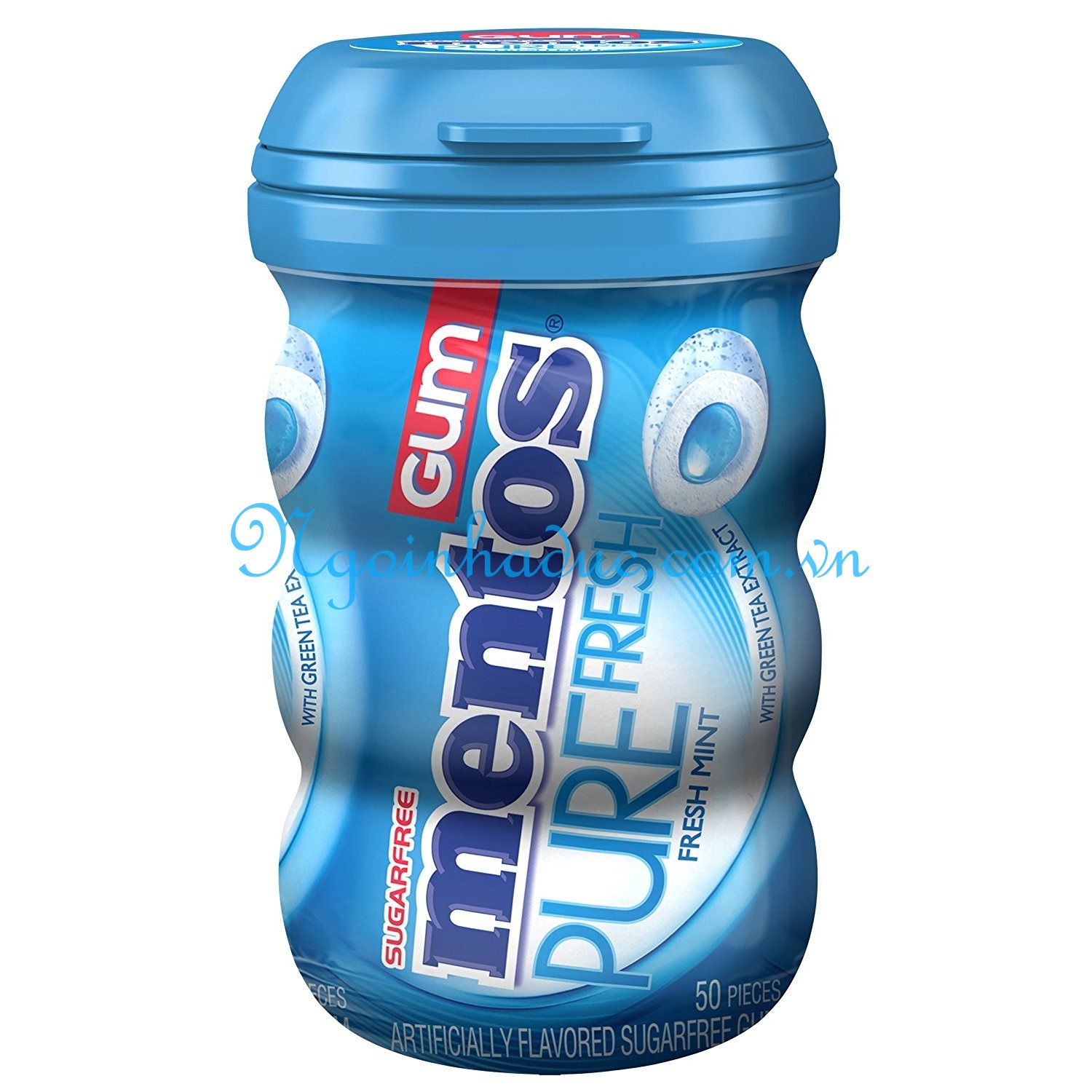 Kẹo cao su MENTOS xanh biển nhạt (Hộp 50 cái)