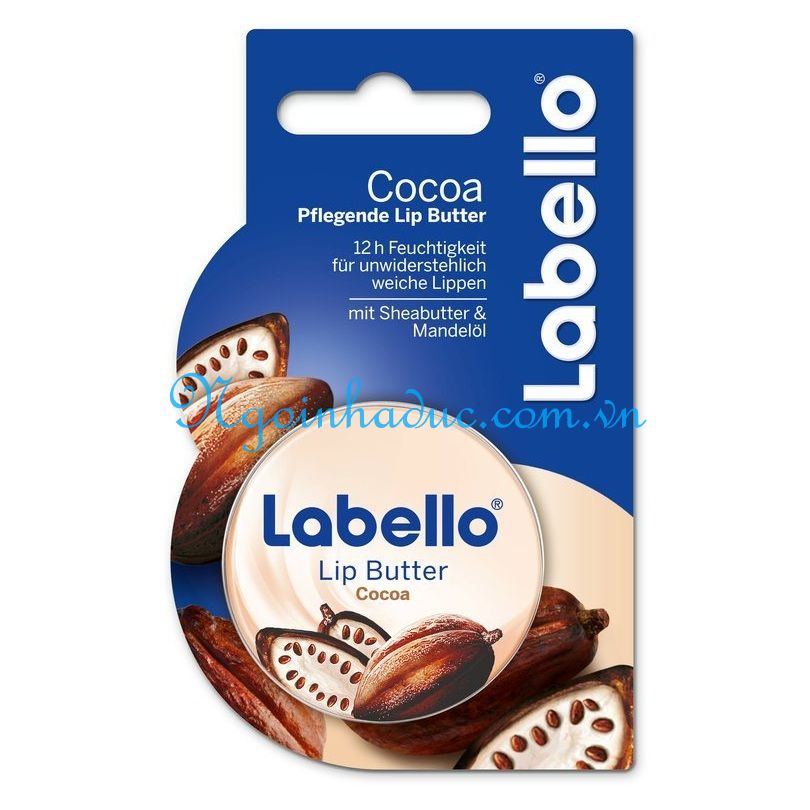 Kem trị nẻ môi Labello Cocoa (Hộp sắt 19ml)