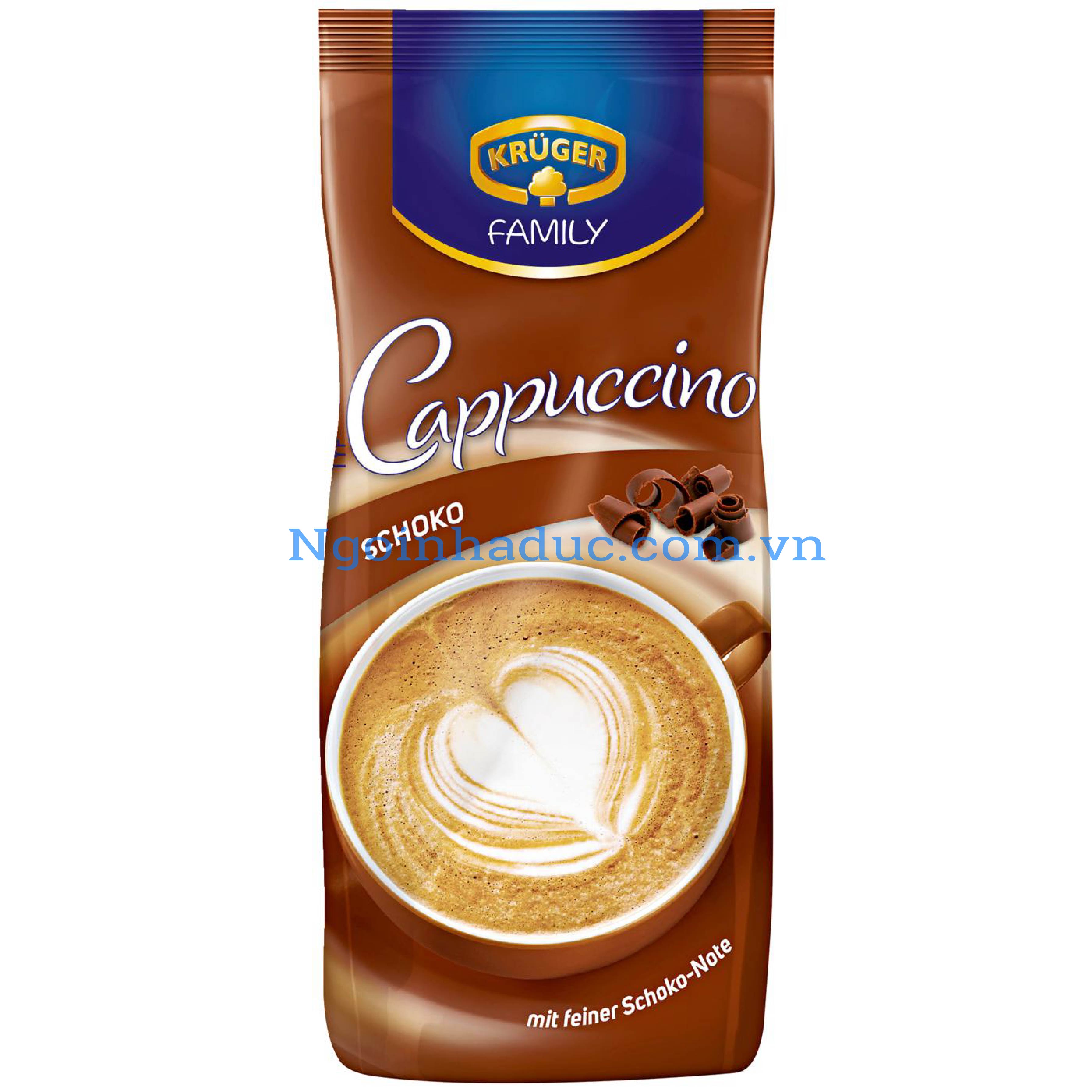 Cà phê Family Cappuccino 500g (vị socola)