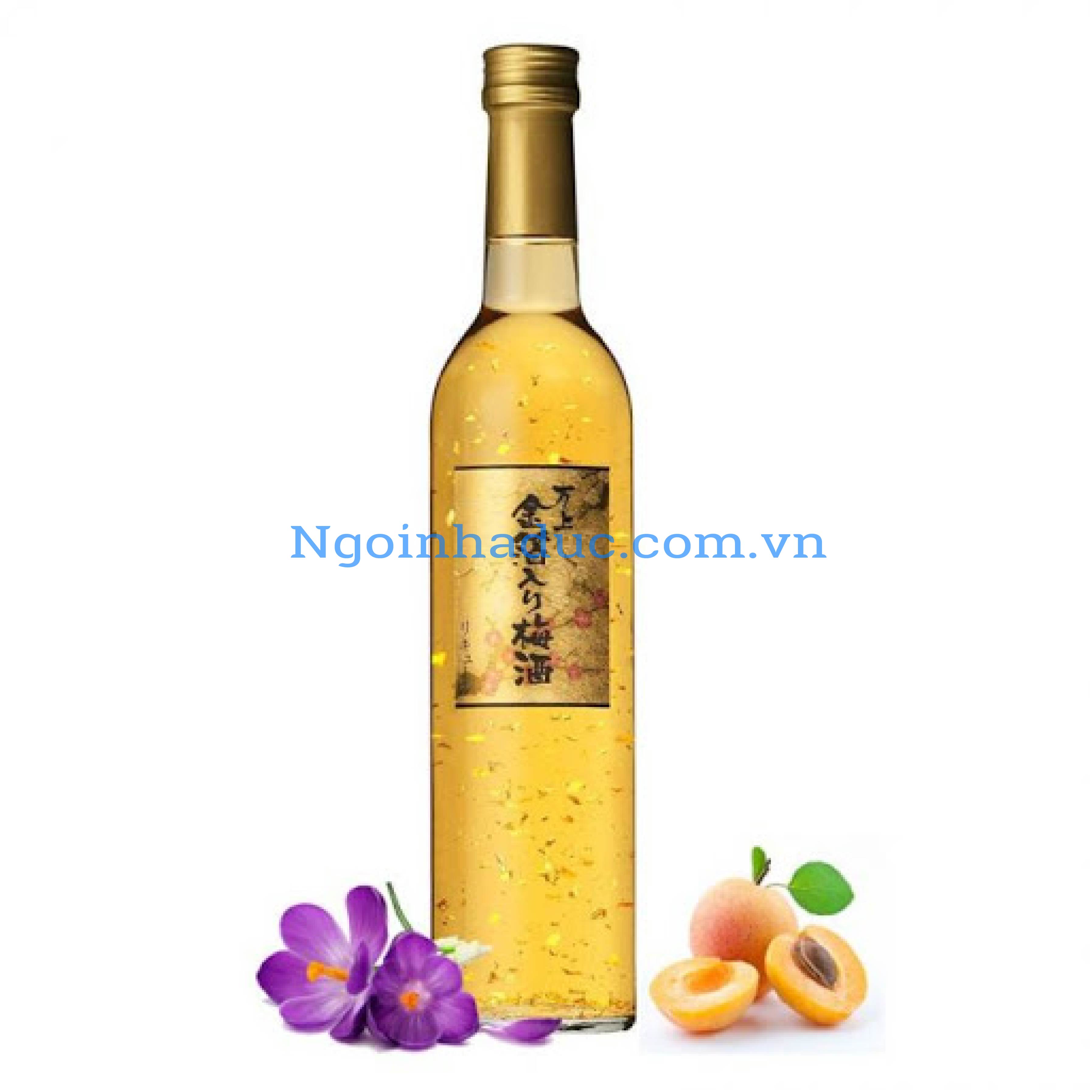 Rượu mơ vẩy vàng Kikkoman 500ml - 13% (Nhật)