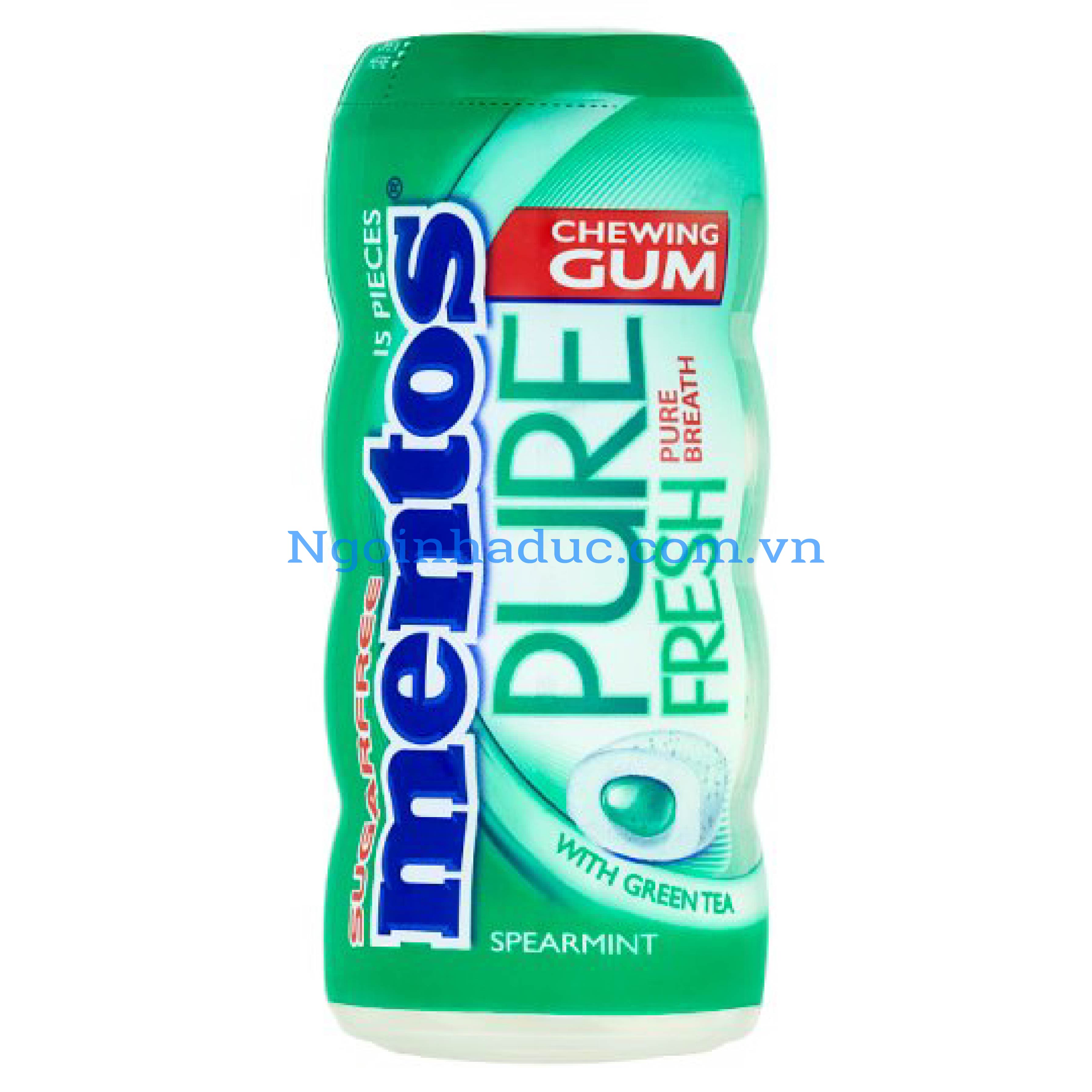 Kẹo cao su MENTOS Pure Fresh màu xanh lá cây (hộp 30g)