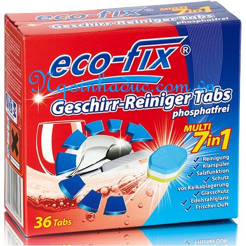 Viên rửa bát máy Ecofix 7in1 (36v)