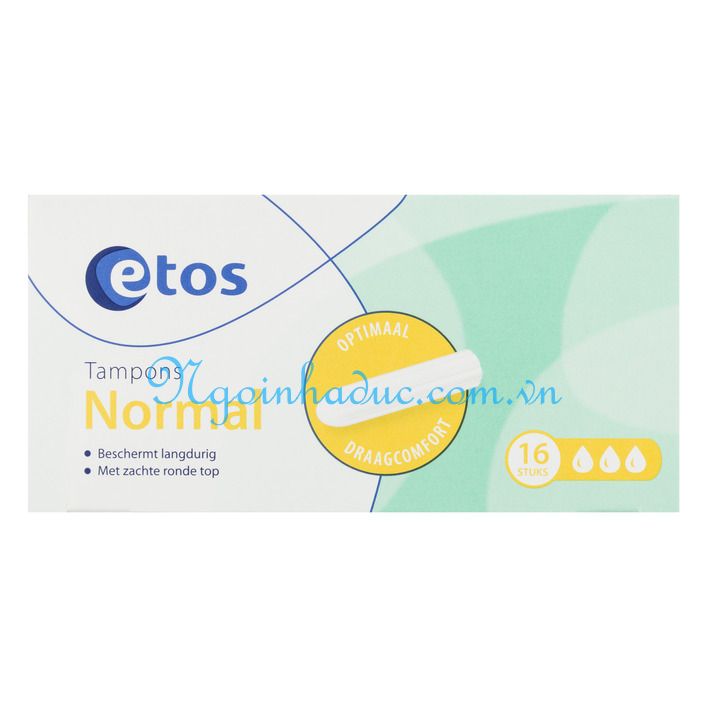 Băng vệ sinh Tampons ETOS Normal (16 cái)