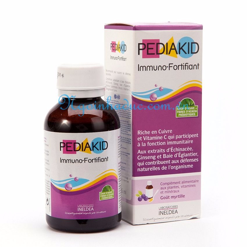 Siro Pediakid tăng sức đề kháng cho bé (hồng - 125ml)