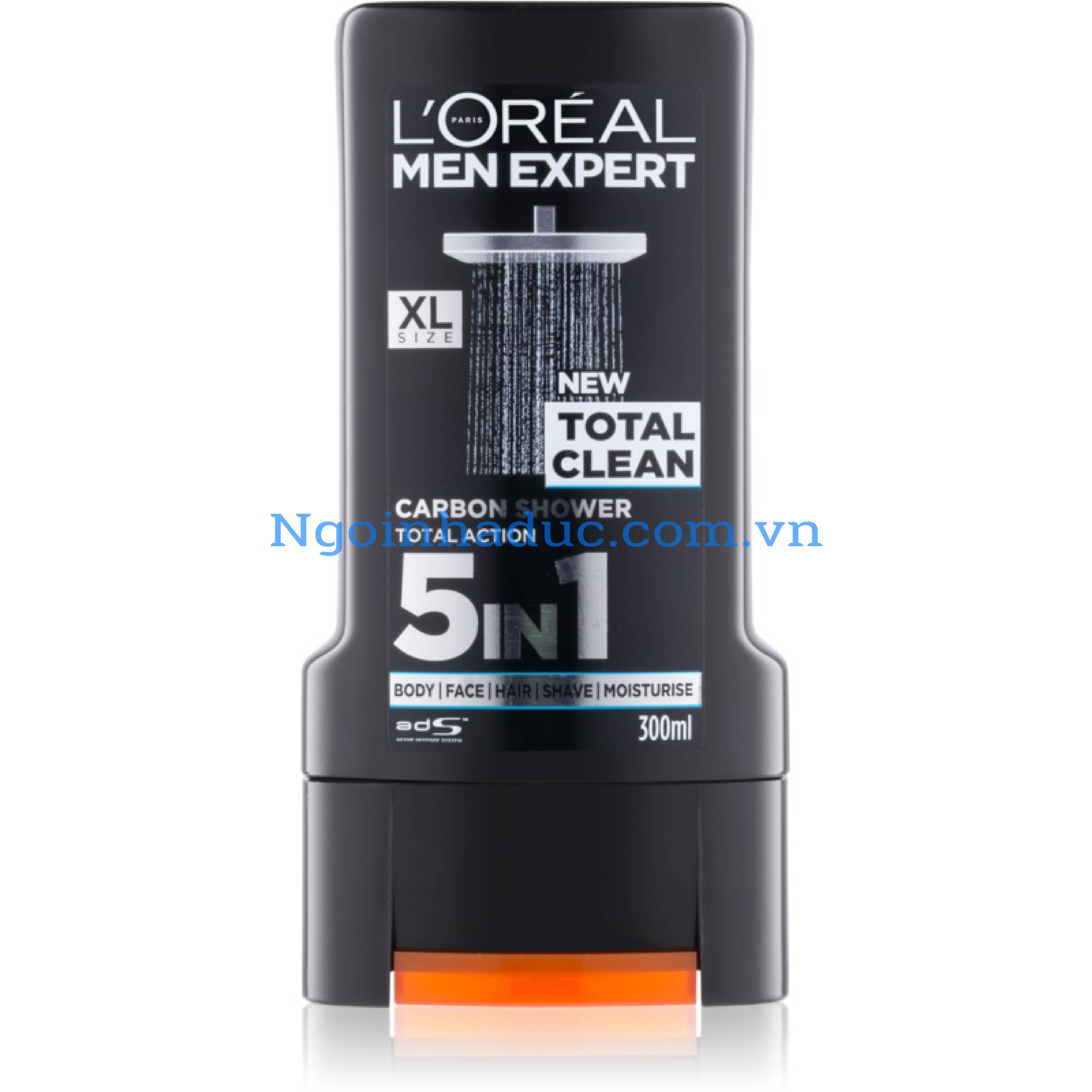 Sữa tắm gội/rửa mặt nam Loreal Men Expert - Total Clean 300ml
