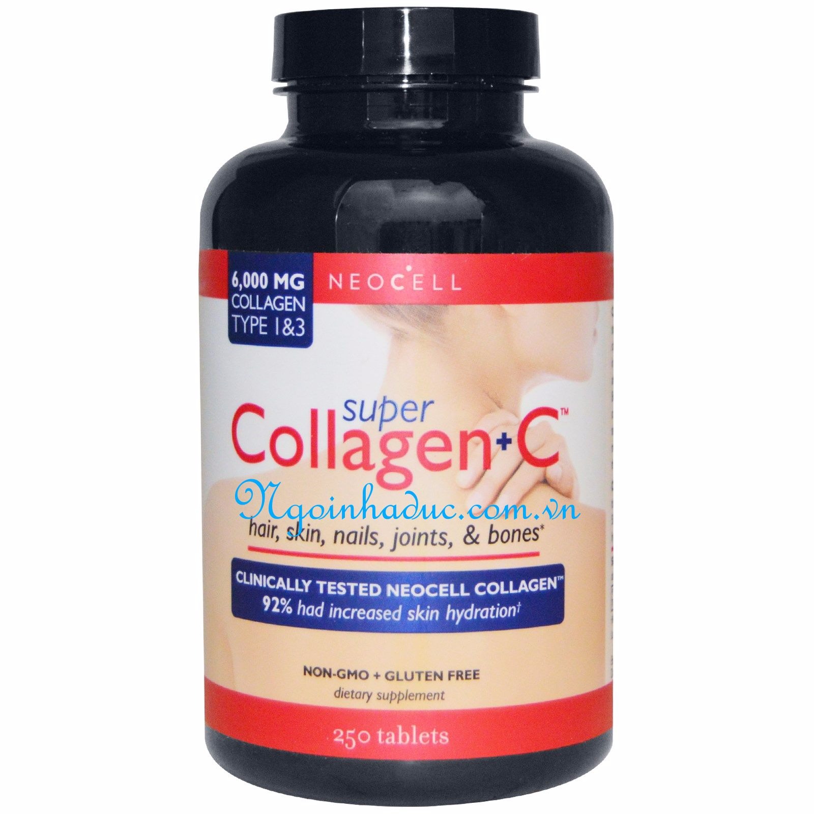 Viên uống chống lão hóa Super Collagen C type1&3 - Neocell (250v)