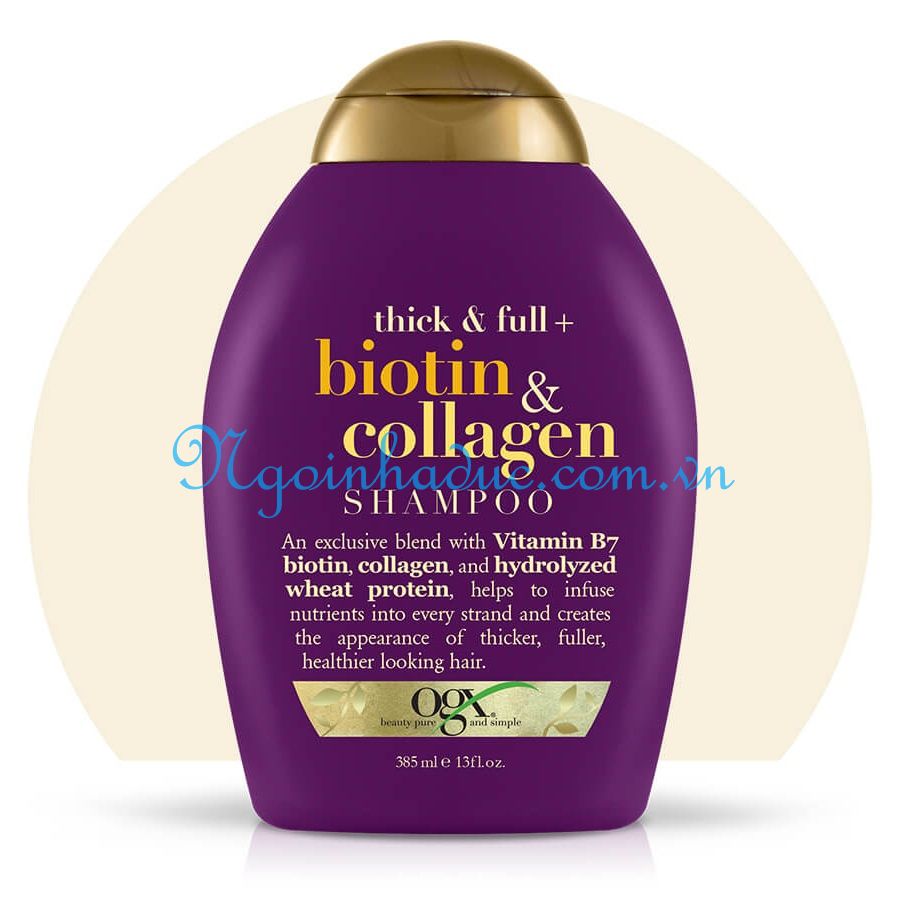 Dầu gội + xả Biotin & Collagen (Mỹ) 385ml (chống rụng tóc)