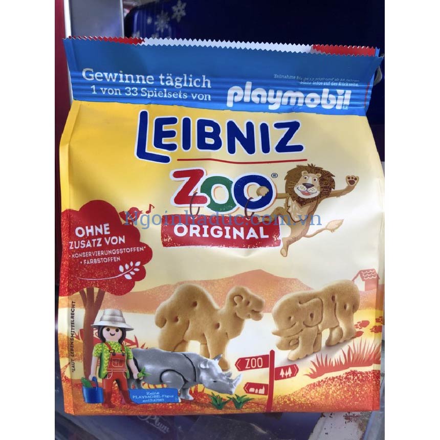 Bánh quy Leibniz Zoo hình thú 125g