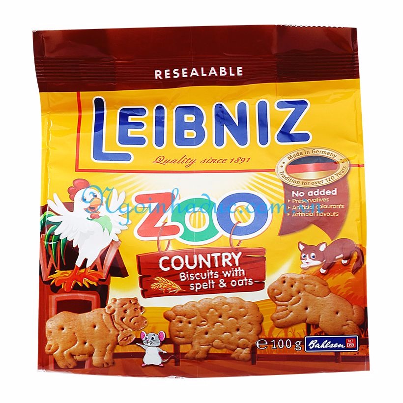 Bánh quy Leibniz hình thú 100g