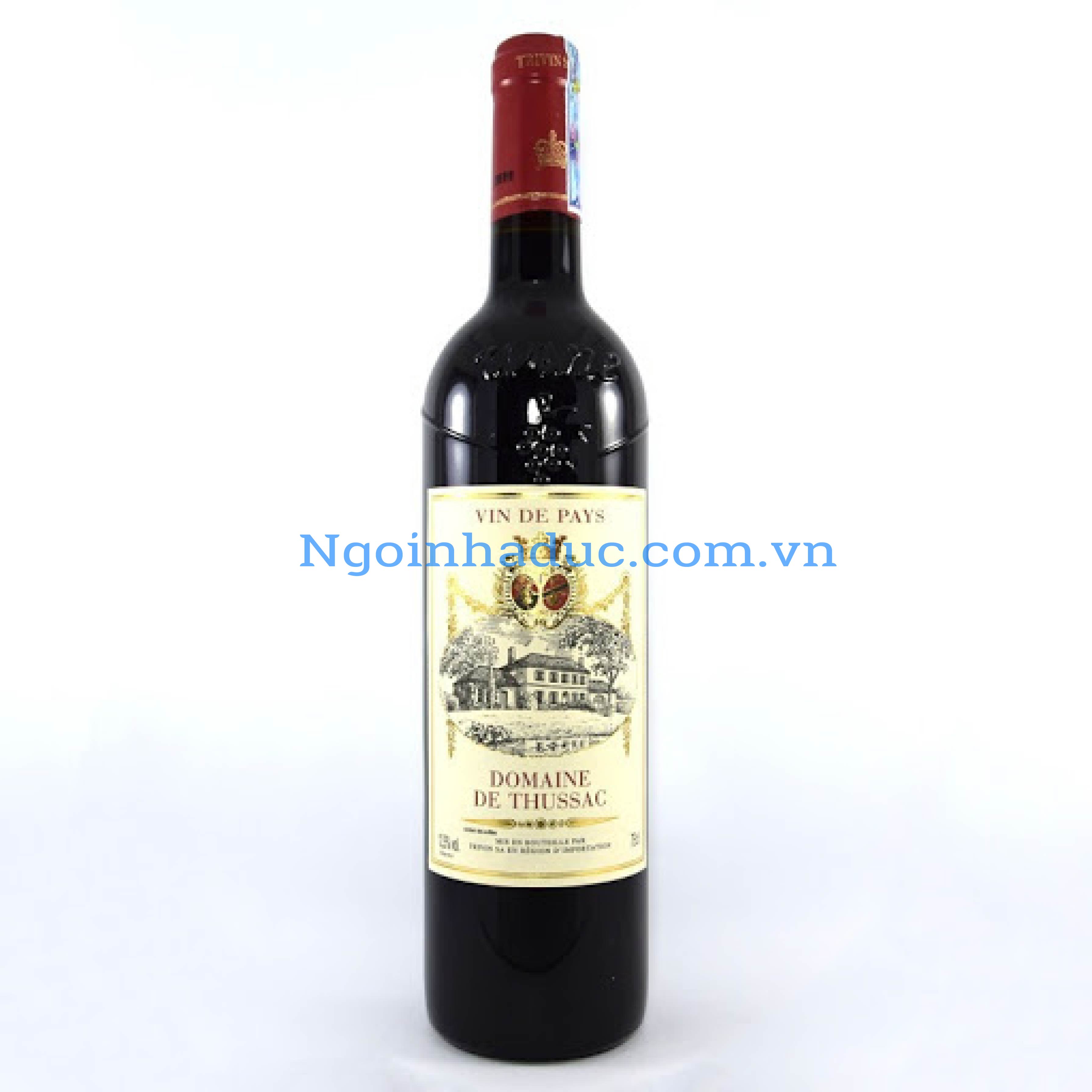 Rượu vang Domaine De Thussac - Pháp (12.5% - 750ml)