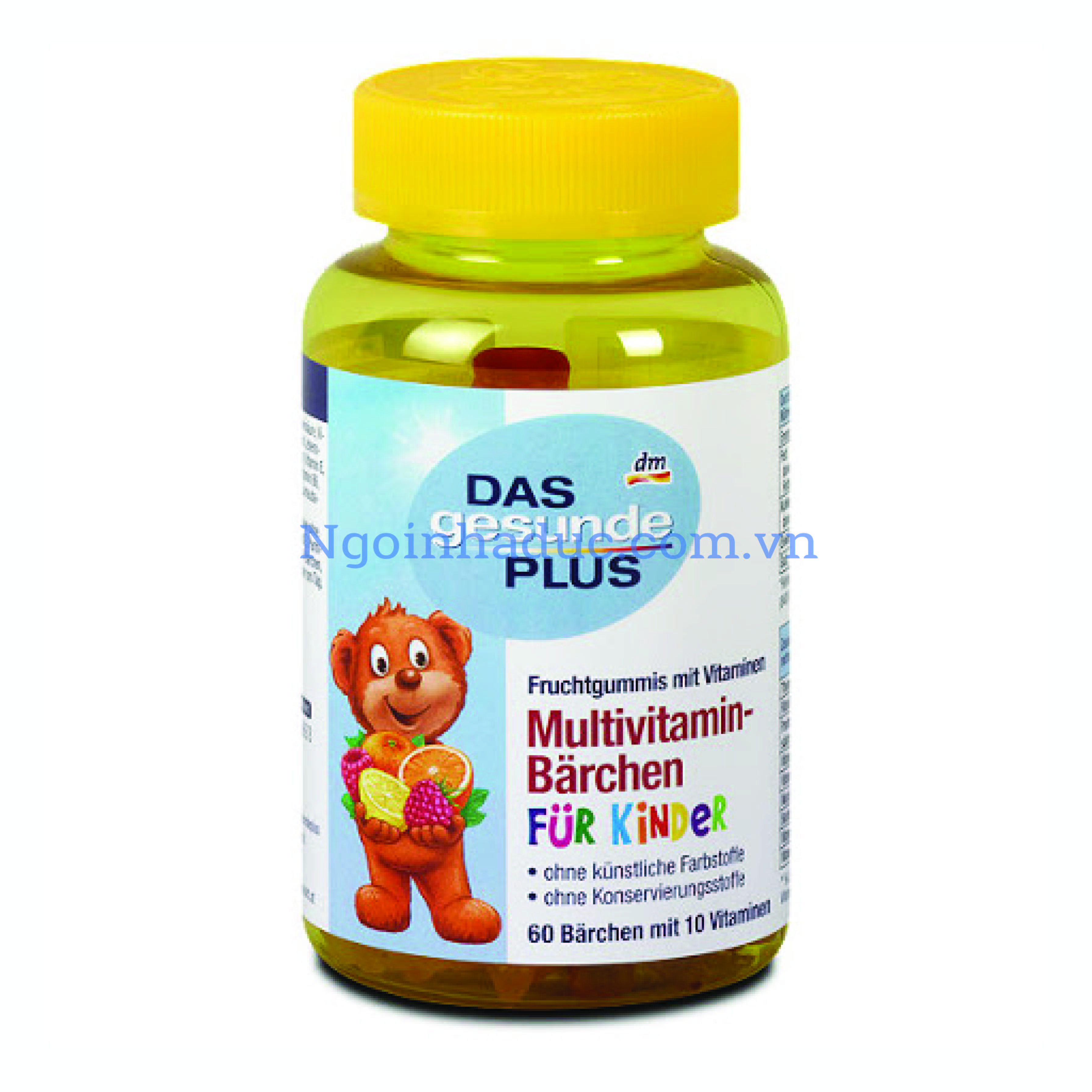 Viên kẹo dẻo gấu Multivitamin Mivolis (hộp 60v)