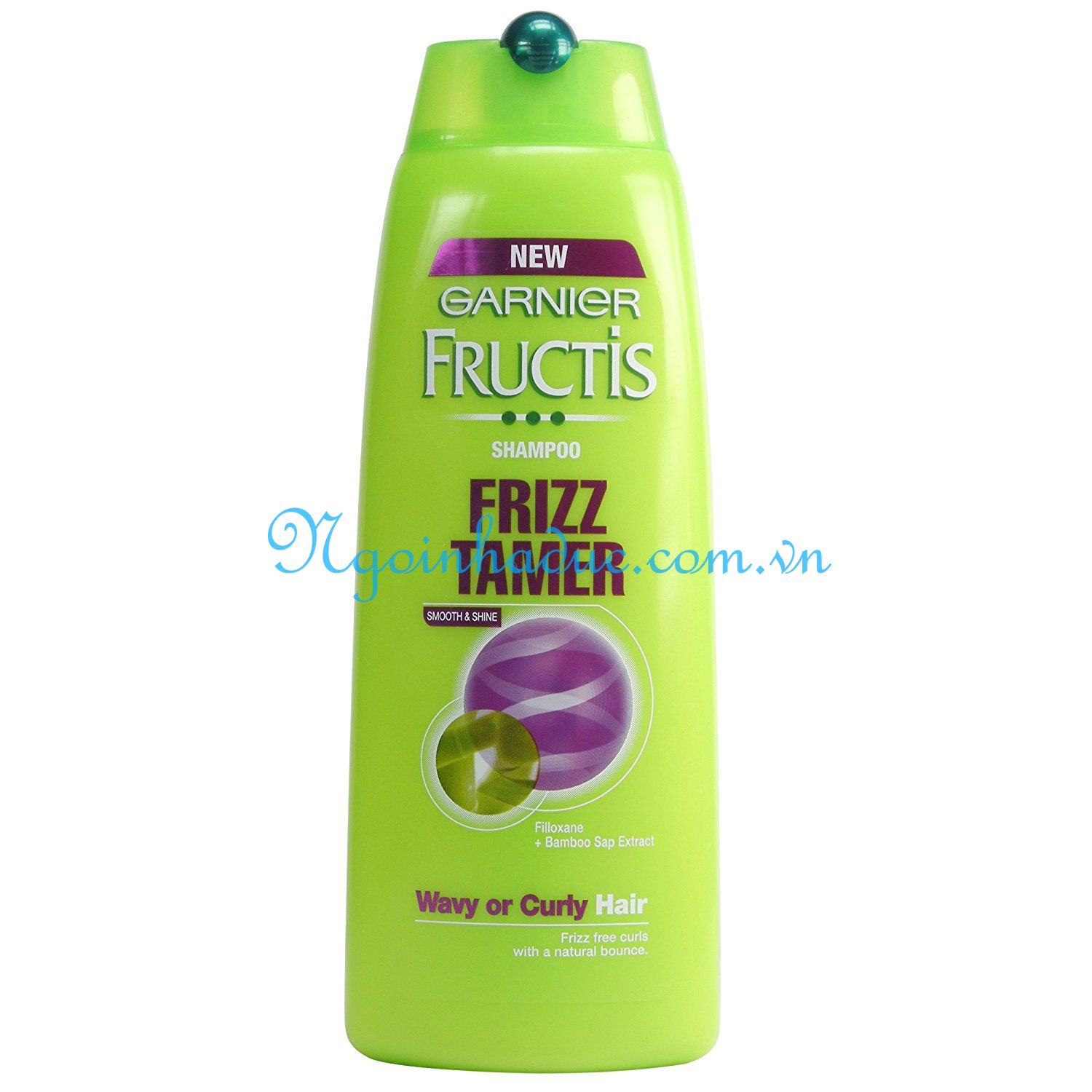 Dầu gội Fructis Frizz Tamer (xanh cây) 250ml (Giữ nếp và phục hồi tóc uốn)
