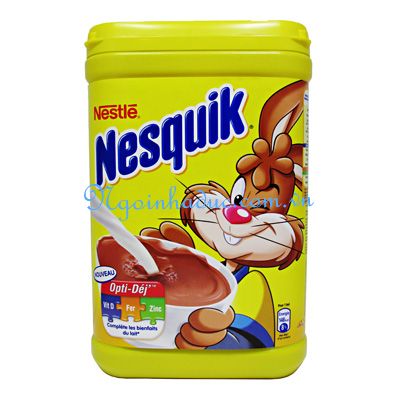 Bột cacao Nesquik (Nestle) hộp nhựa 490g