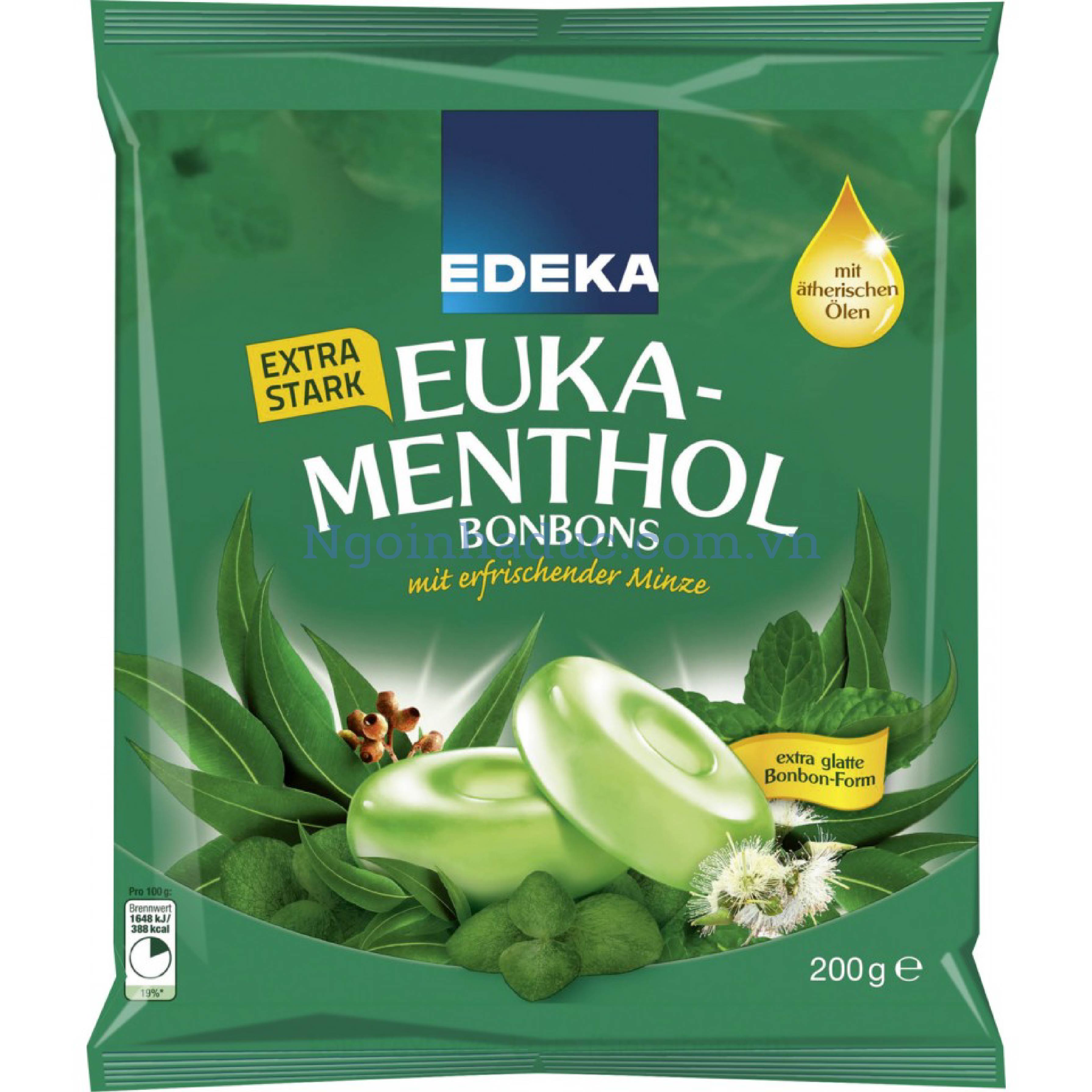 Kẹo bạc hà Edeka Euka 200g