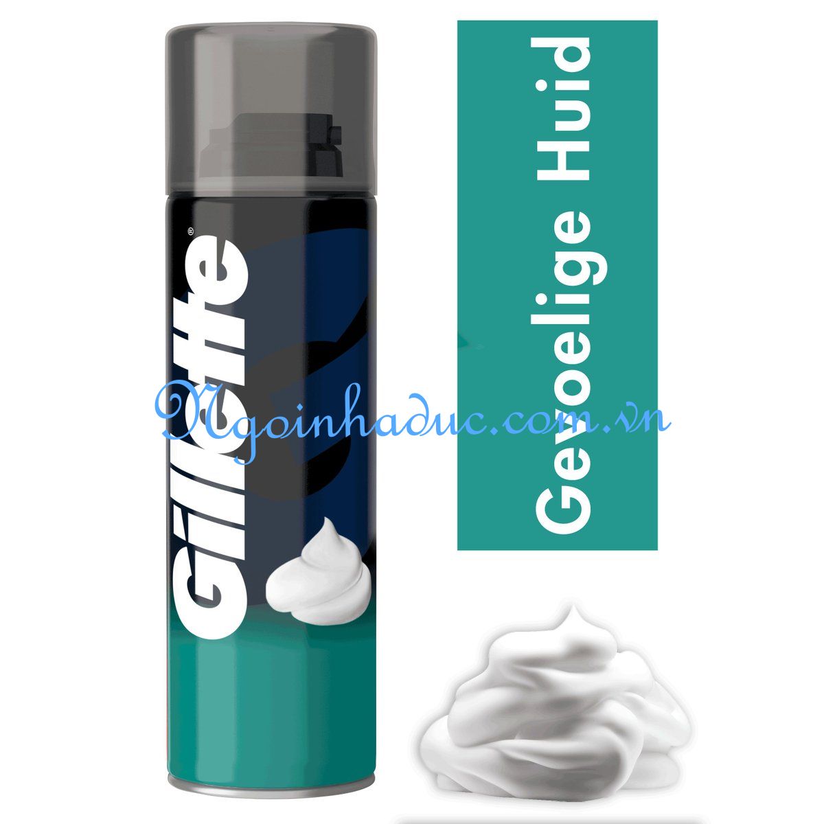 Bọt cạo râu Gillette xanh (Anh) 300ml