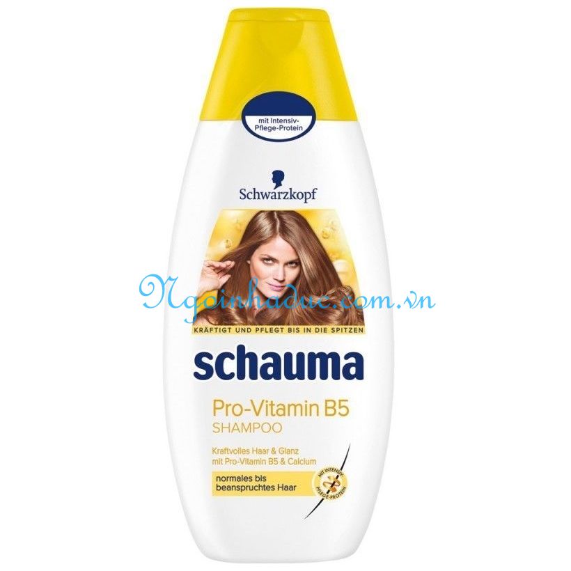 Dầu gội nữ Schauma Pro-Vitamin B5 400ml (Tóc xỉn màu/làm bóng mượt)