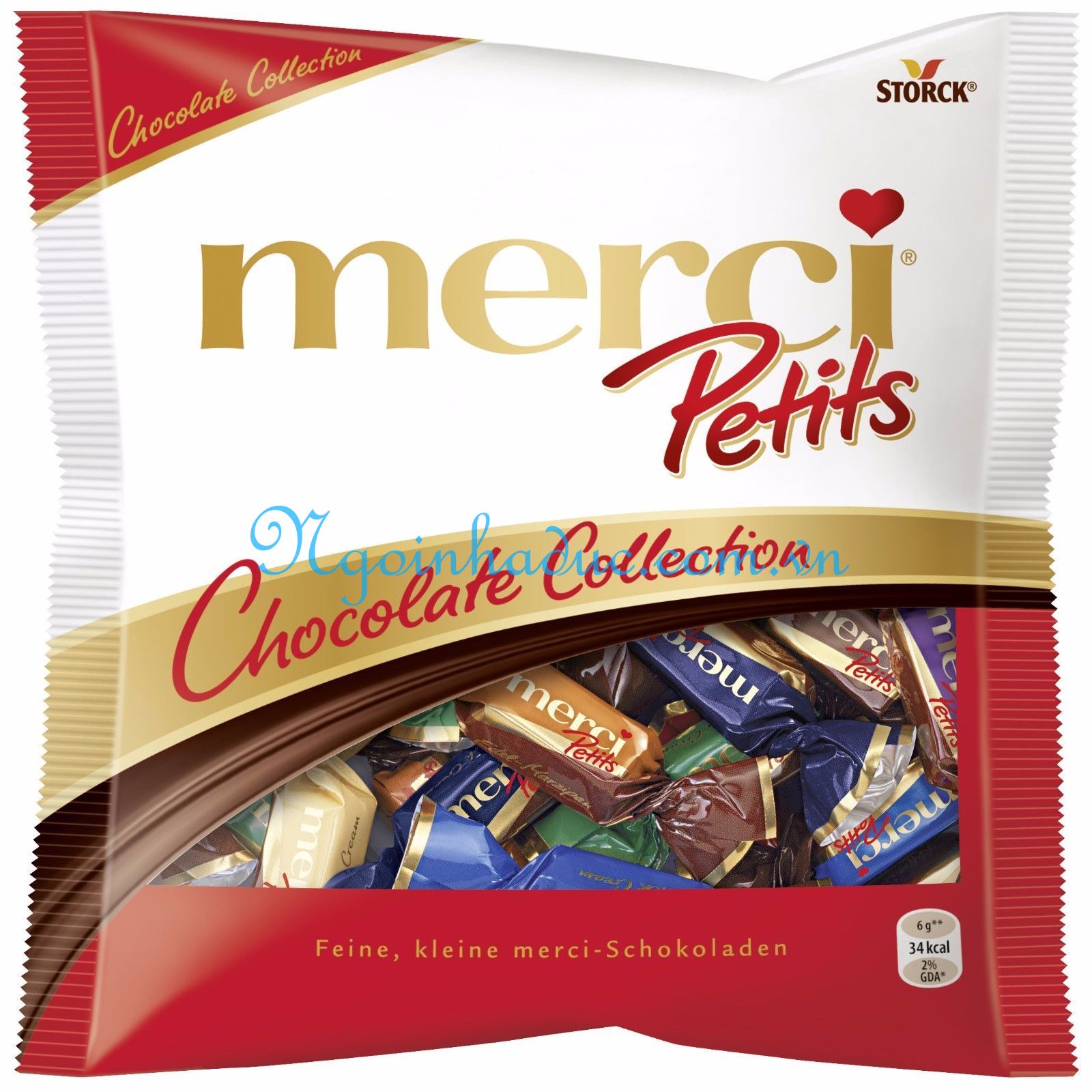 Kẹo socola Merci Petits Chocolate Collection (vị tổng hợp) 125g