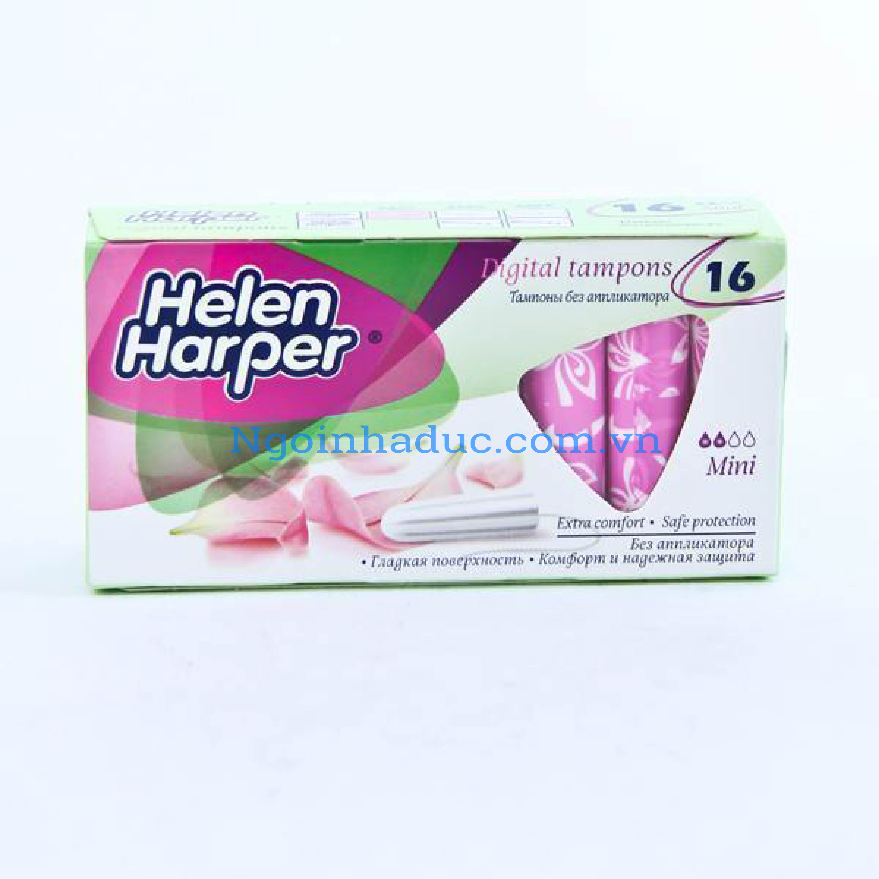 Băng vệ sinh tampons mini Helen Harper (hộp 16c)