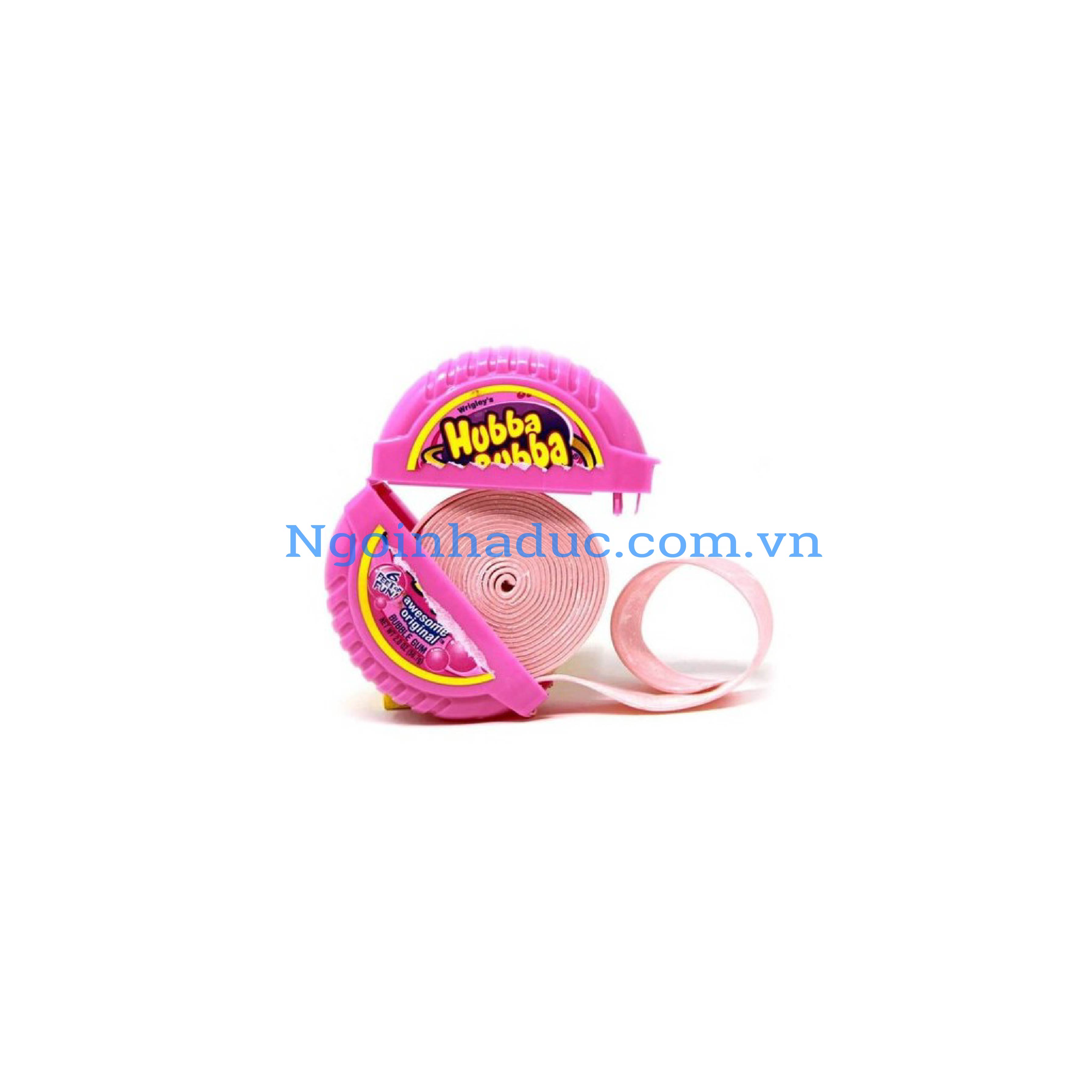 Kẹo cao su cuộn Hubba Bubba màu hồng - Đức (Hộp 56g)