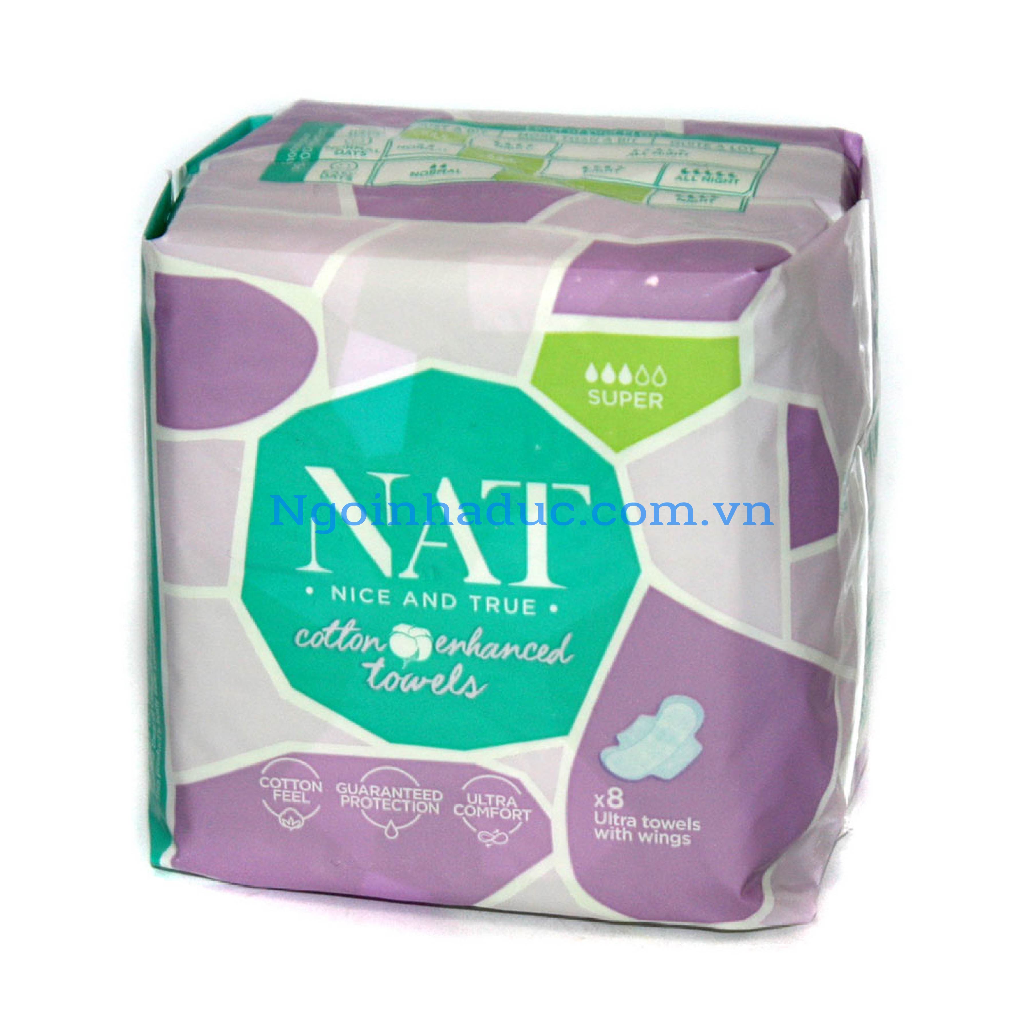 Băng vệ sinh NAT super 3 giọt (gói 8c)