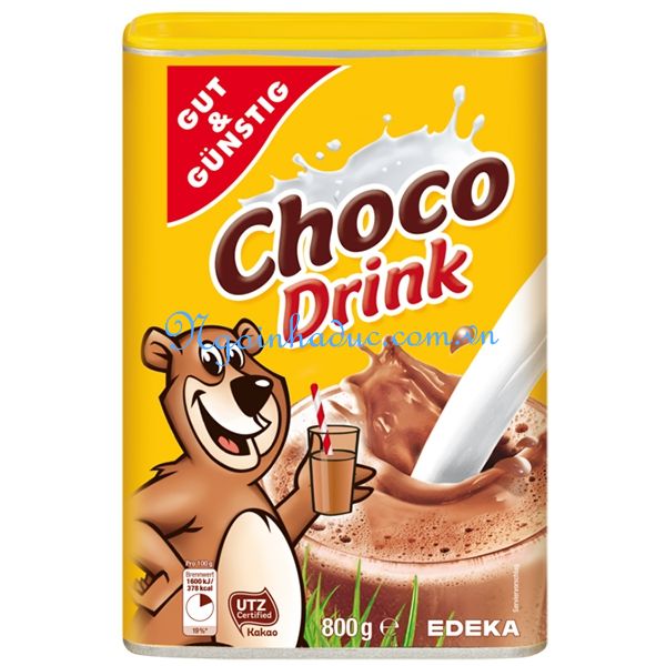 Bột cacao Chocodrink Edeka 800g