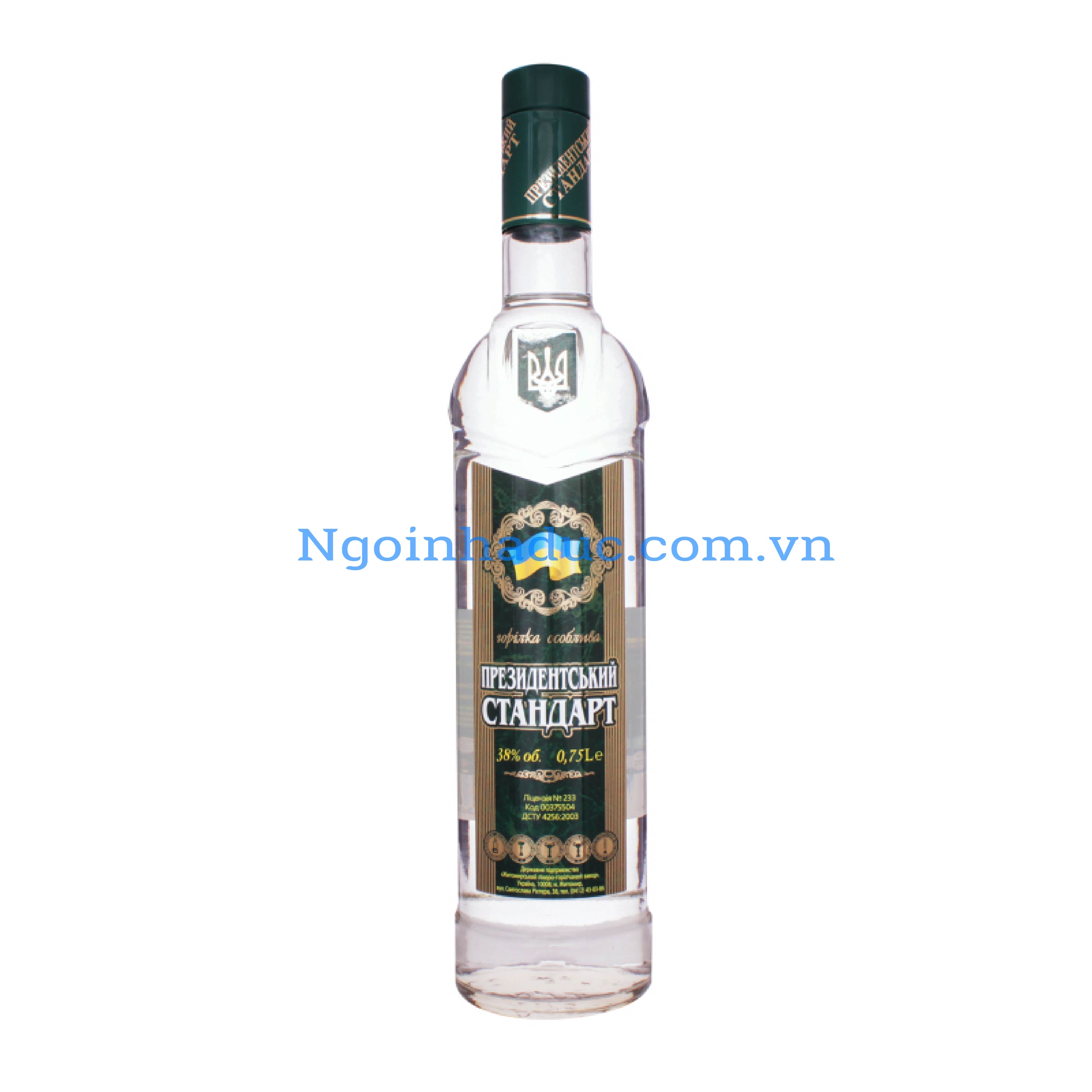 Rượu Vodka Presidential Standard 30% (0.75l)