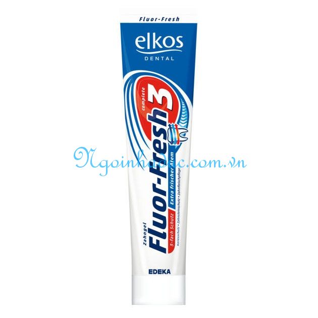 Kem đánh răng Elkos Fluor-fresh 3 (125ml)