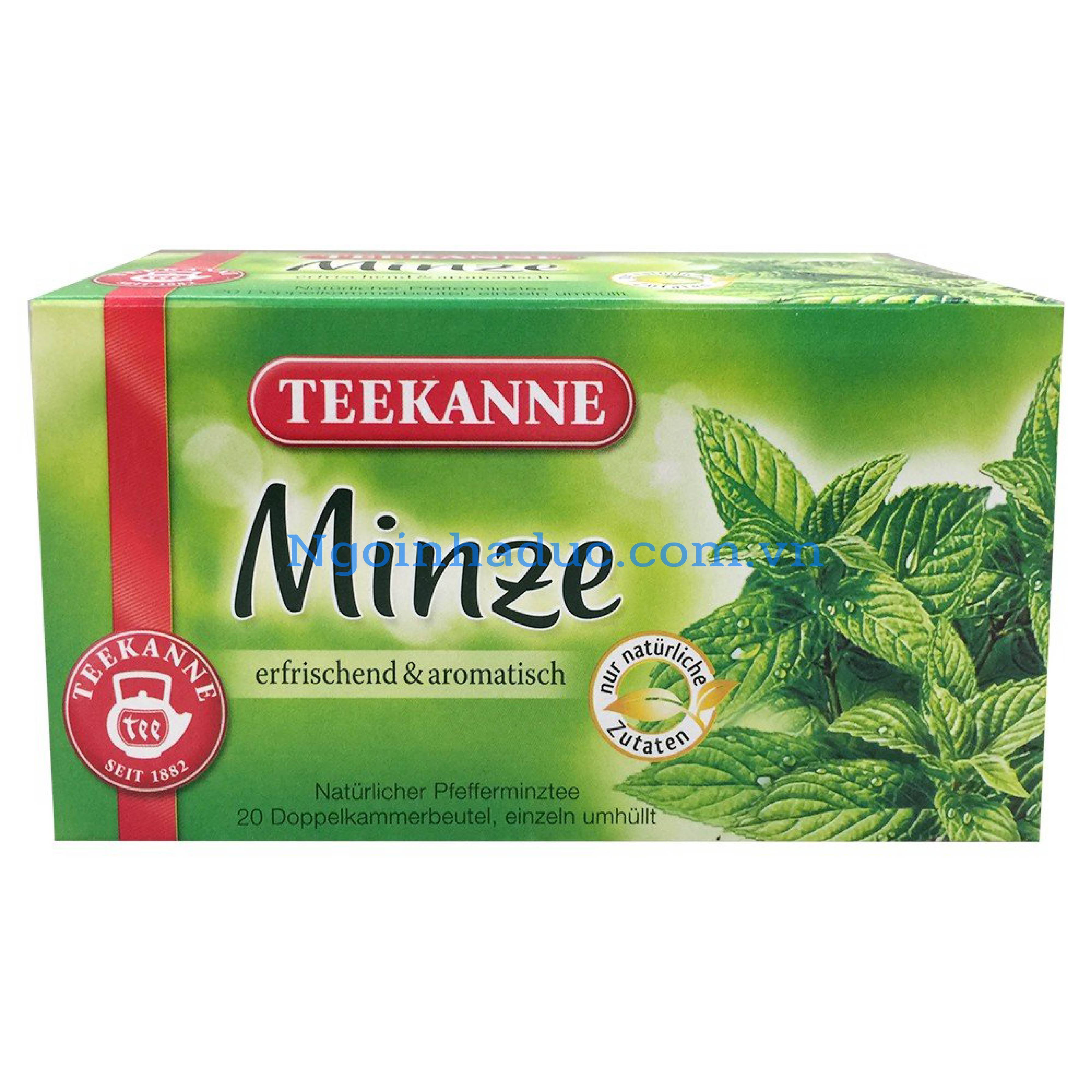 Trà Teekanne Minze - vị bạc hà (hộp 20 gói)