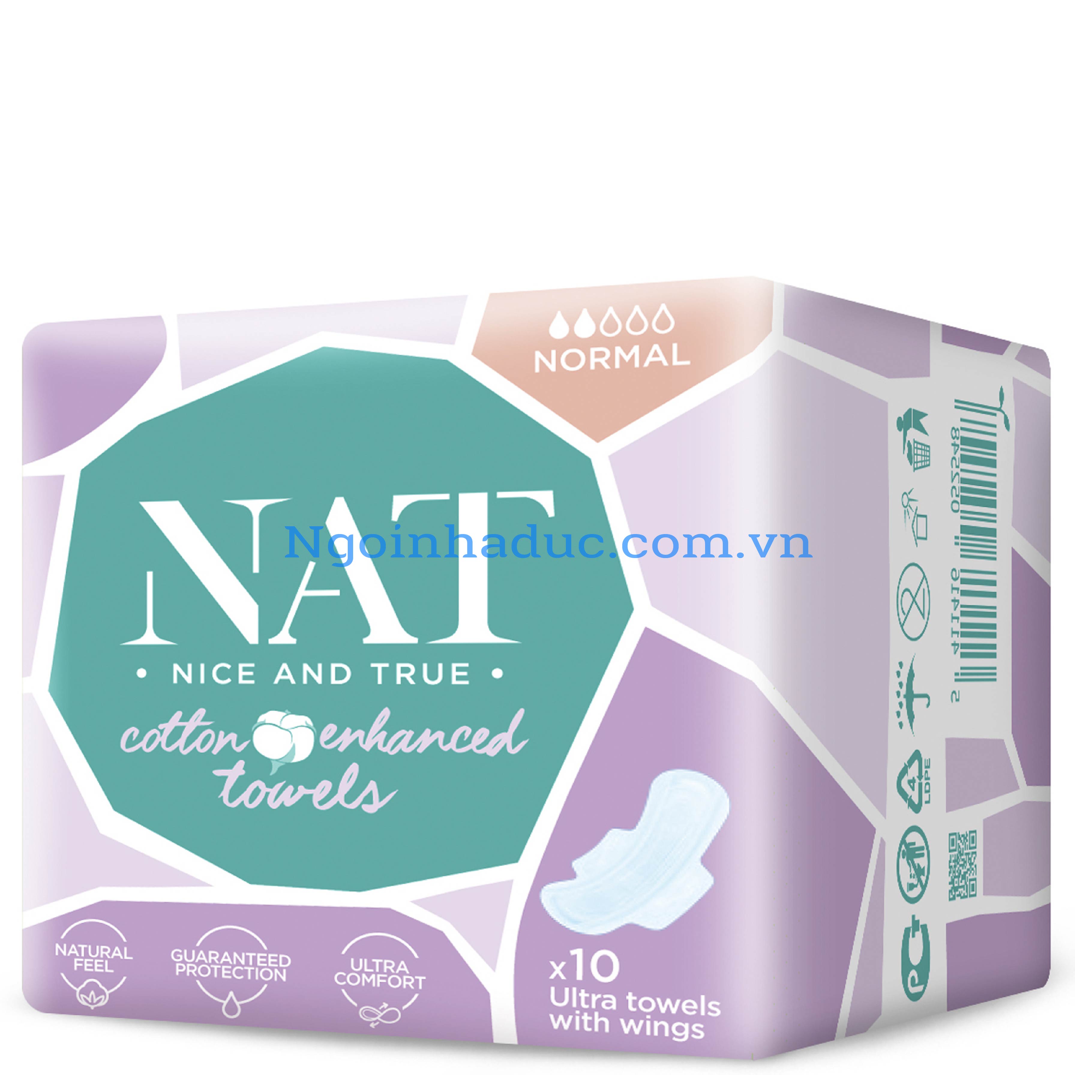 Băng vệ sinh NAT normal 2 giọt (gói 10c)
