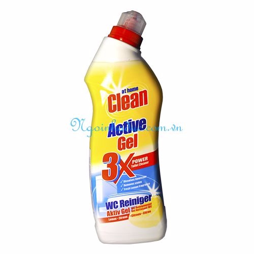 Nước tẩy vệ sinh At Home Clean Active Gel 3X - 750ml (hương chanh)