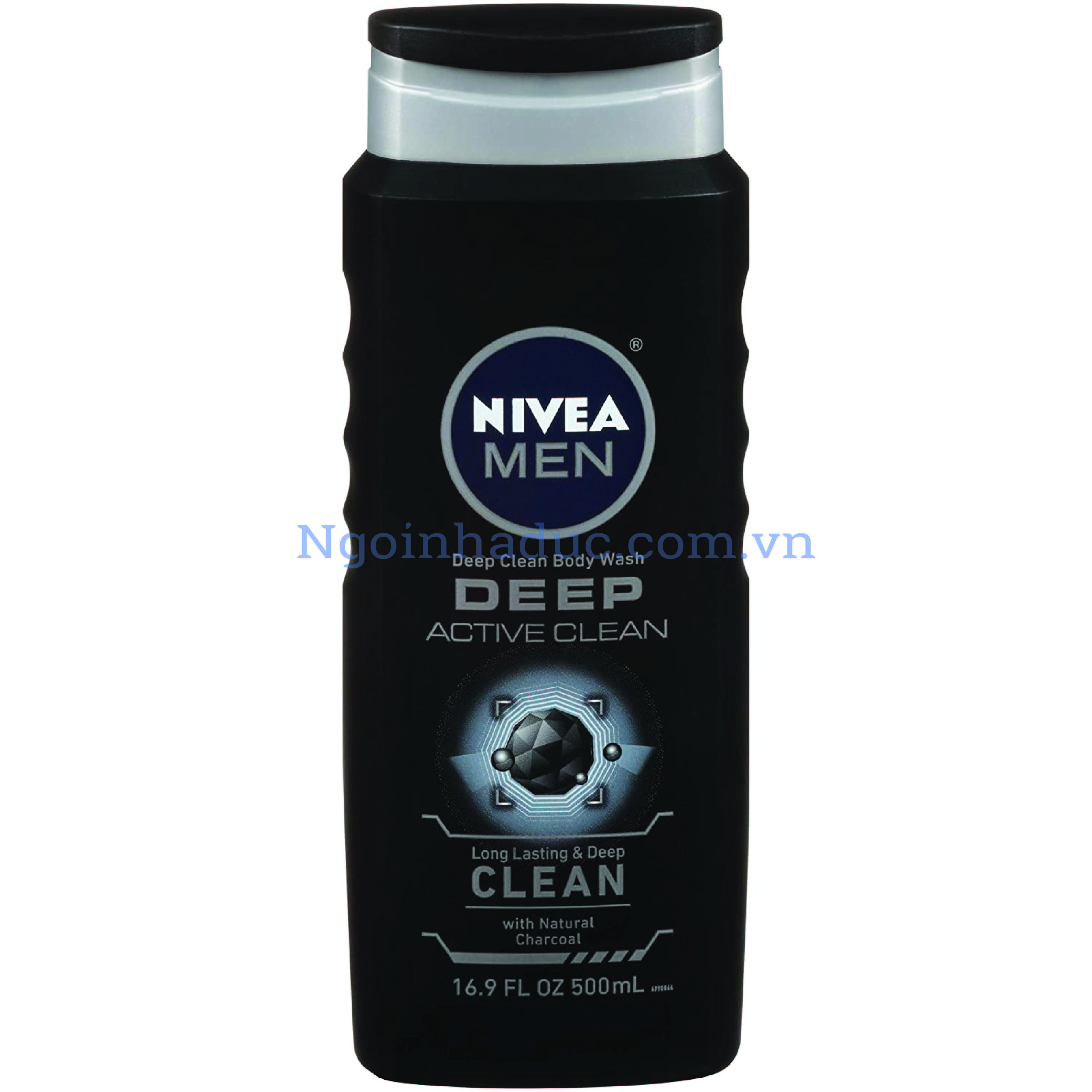 Sữa tắm gội/rửa mặt nam 3in1 Nivea Men Deep Active Clean 250ml