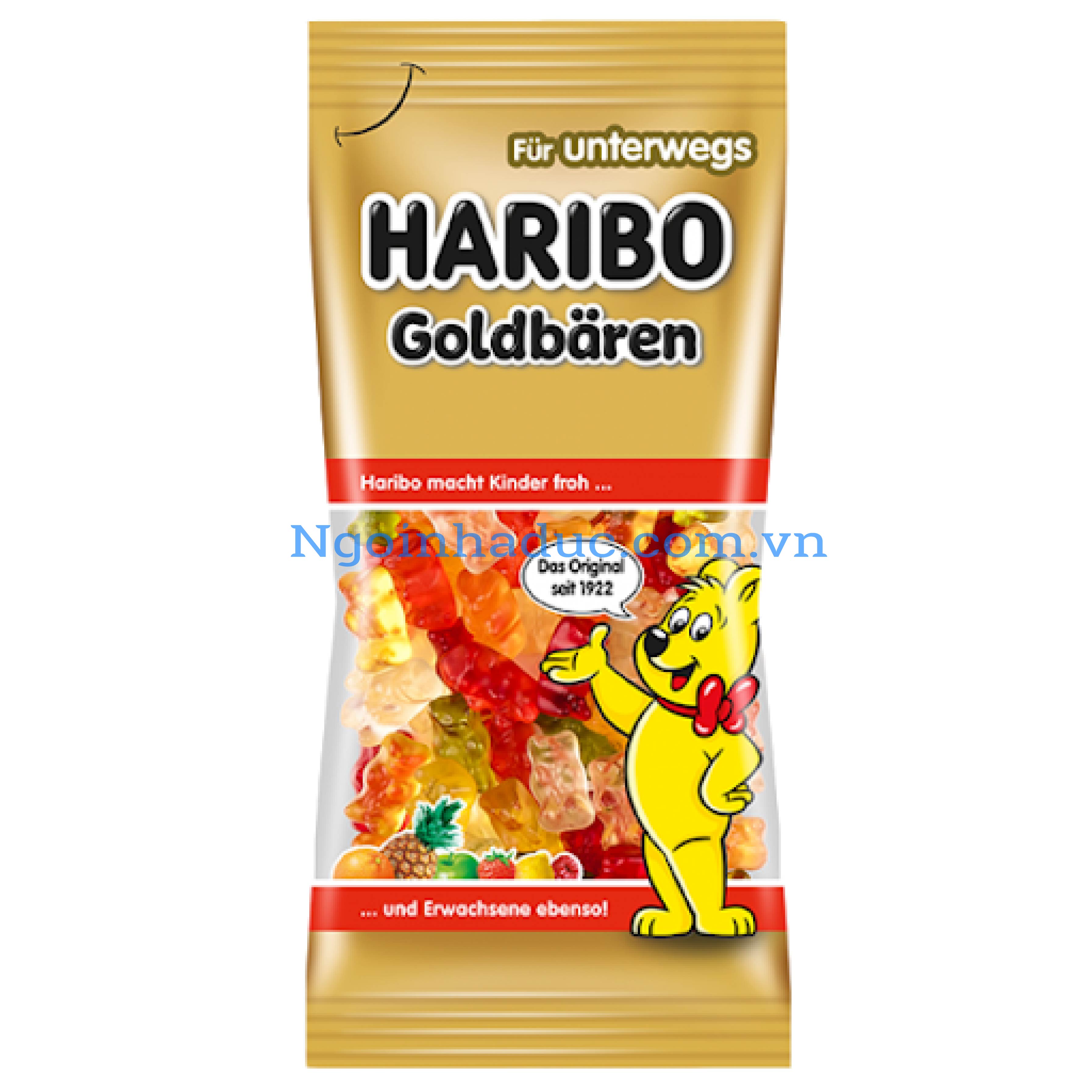 Kẹo Haribo Goldbaren mini (75g)