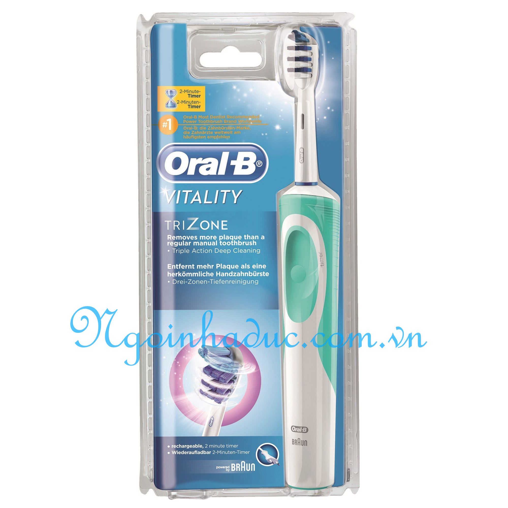 Bàn chải máy Oral-B Braun Vitality TriZone (sạc điện)
