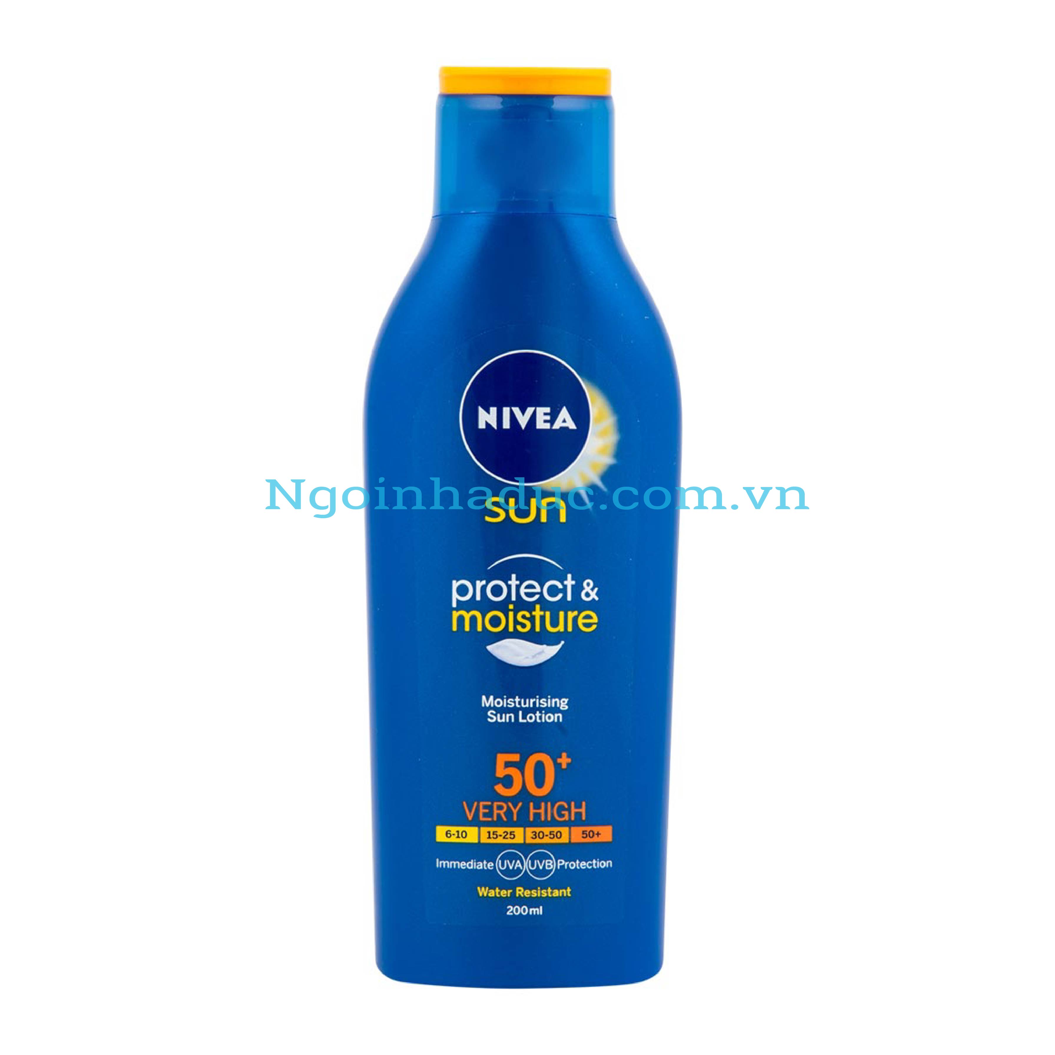 Kem chống nắng Nivea Sun protect & moisture 50+ (200ml)