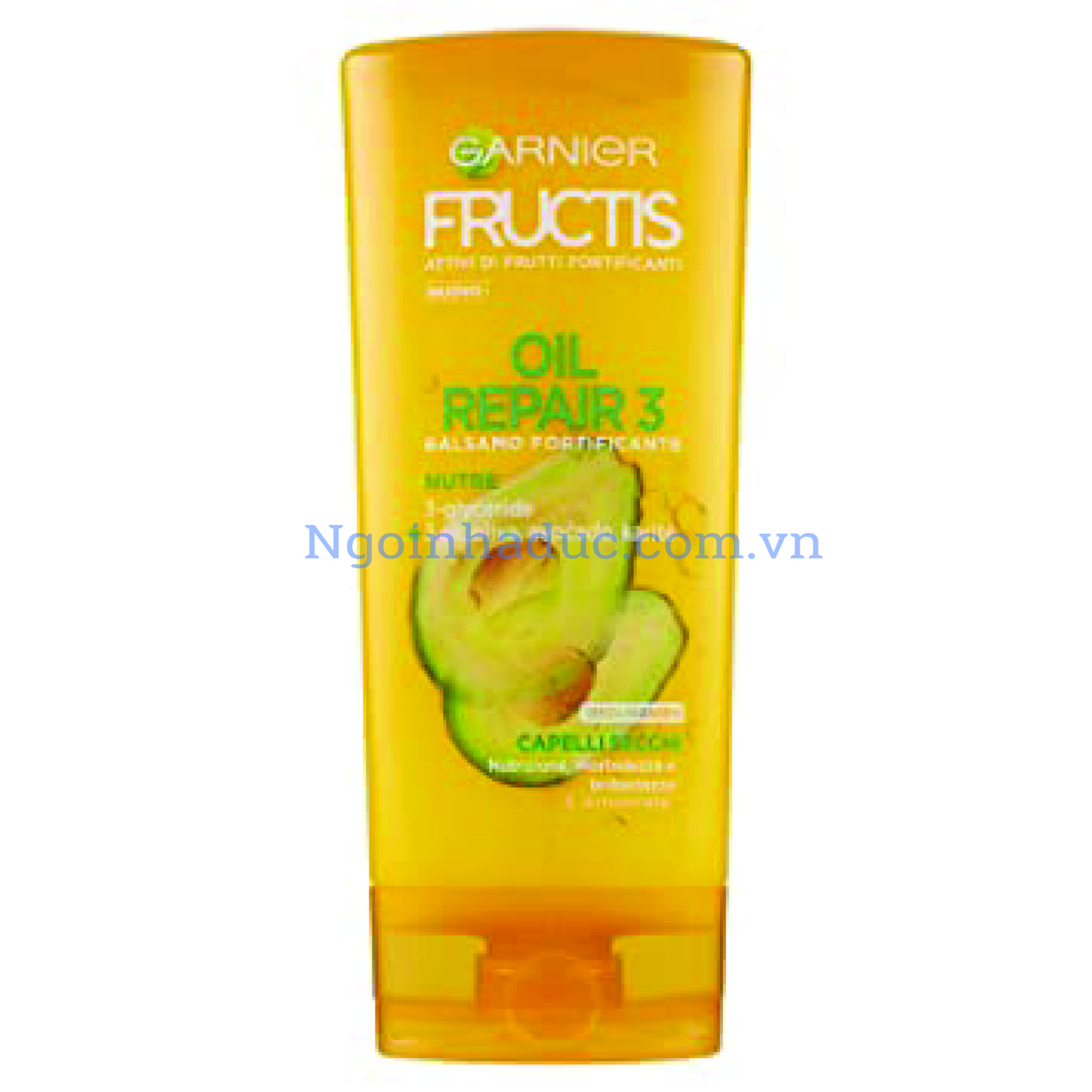 Dầu xả Fructis Oil Repair3 200ml vàng bơ (Tóc khô xơ)