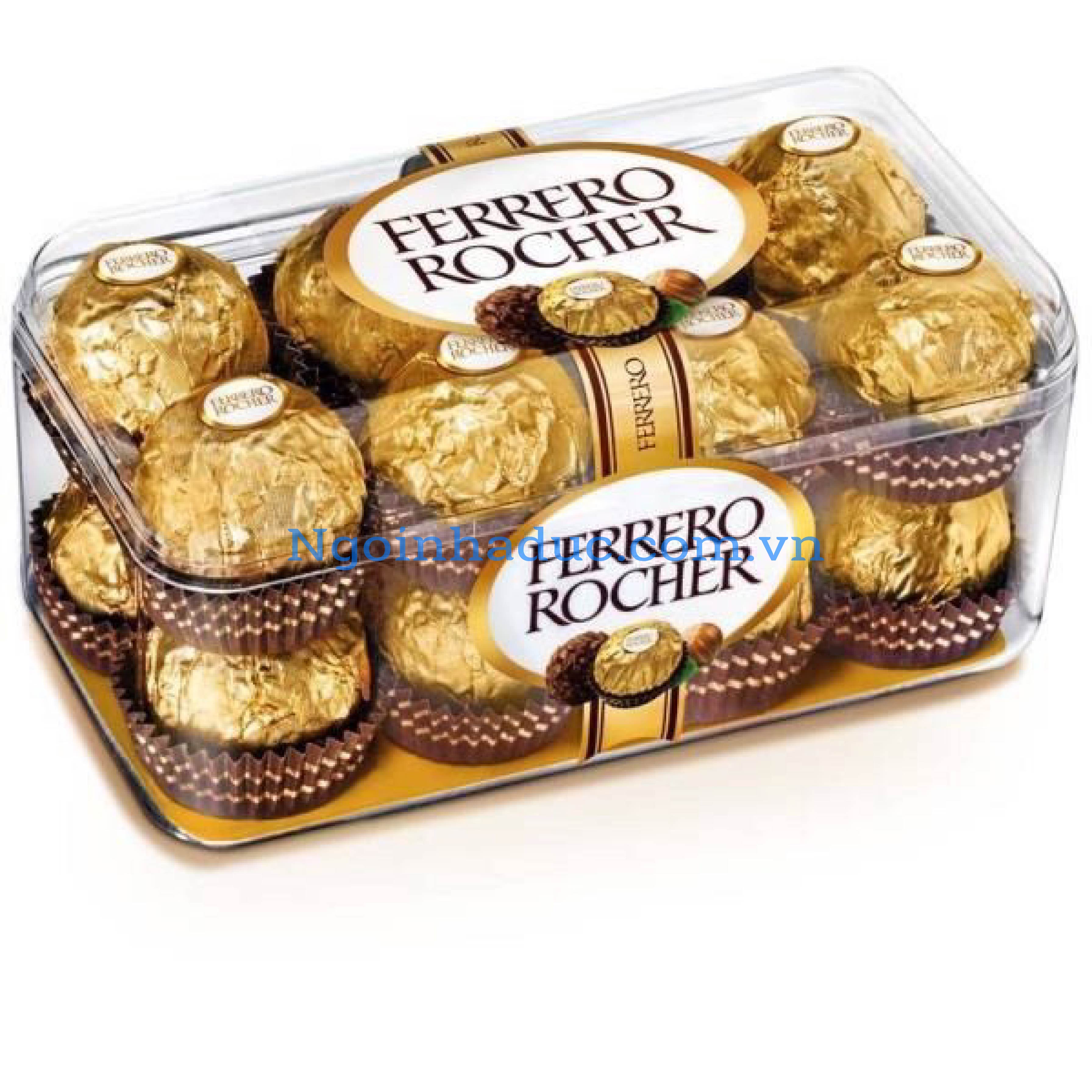 Kẹo socola Ferrero Rocher nhân kem hạt dẻ (hộp 16 viên - 200g)
