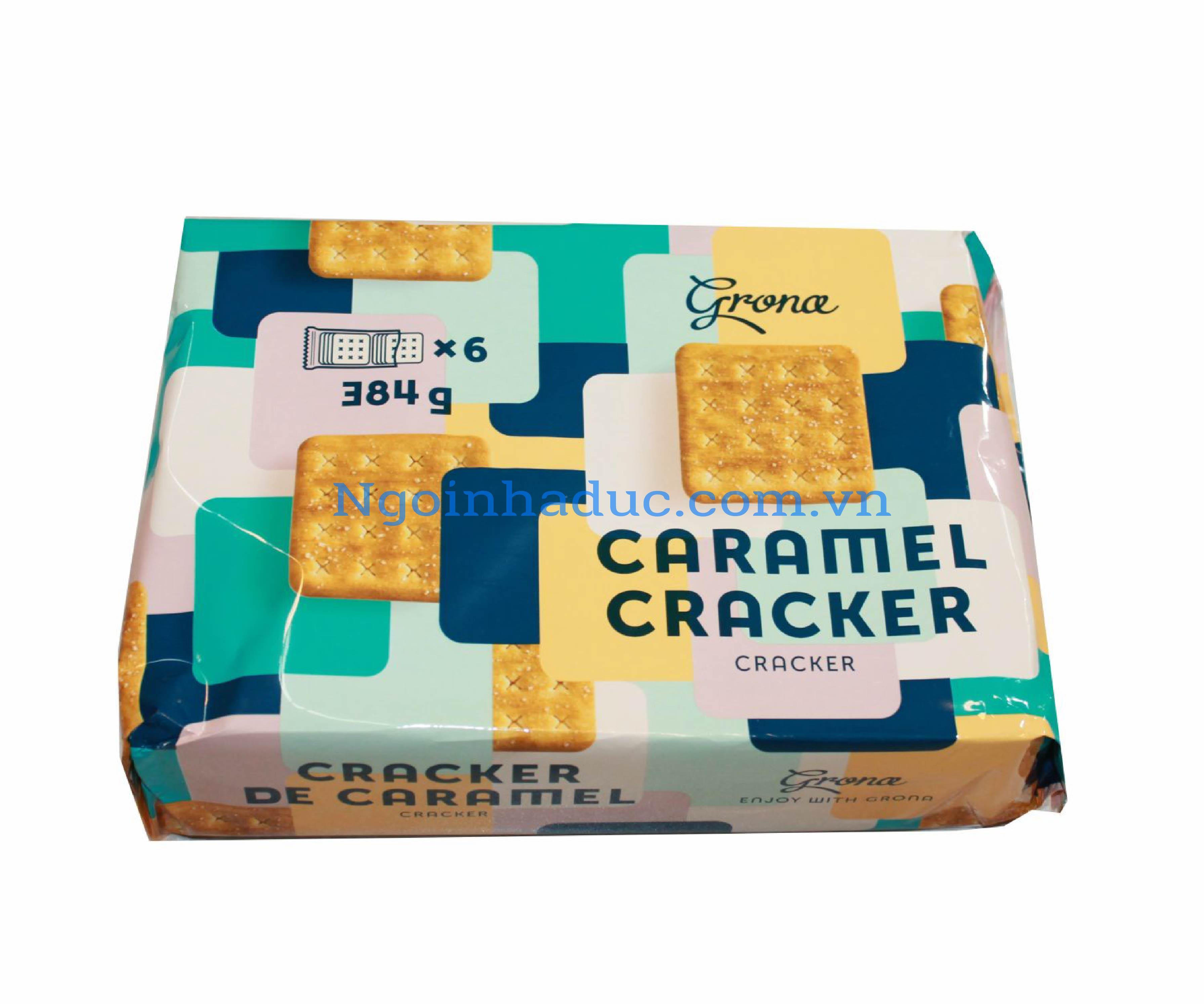 Bánh quy Cracker Grona Caramel 384g (Nga)