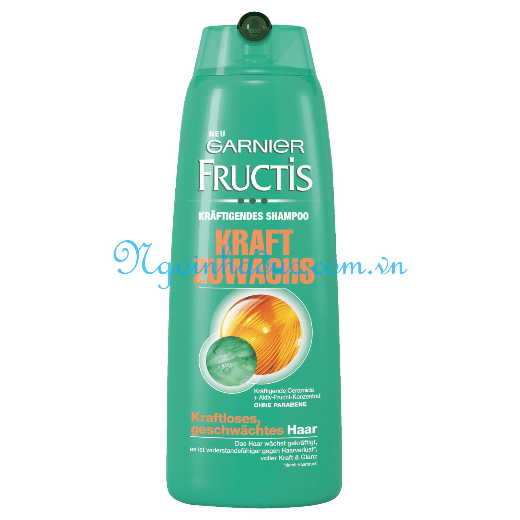 Dầu gội Fructis Kraft Zuwachs 250ml (Tóc yếu. thiếu sức sống)