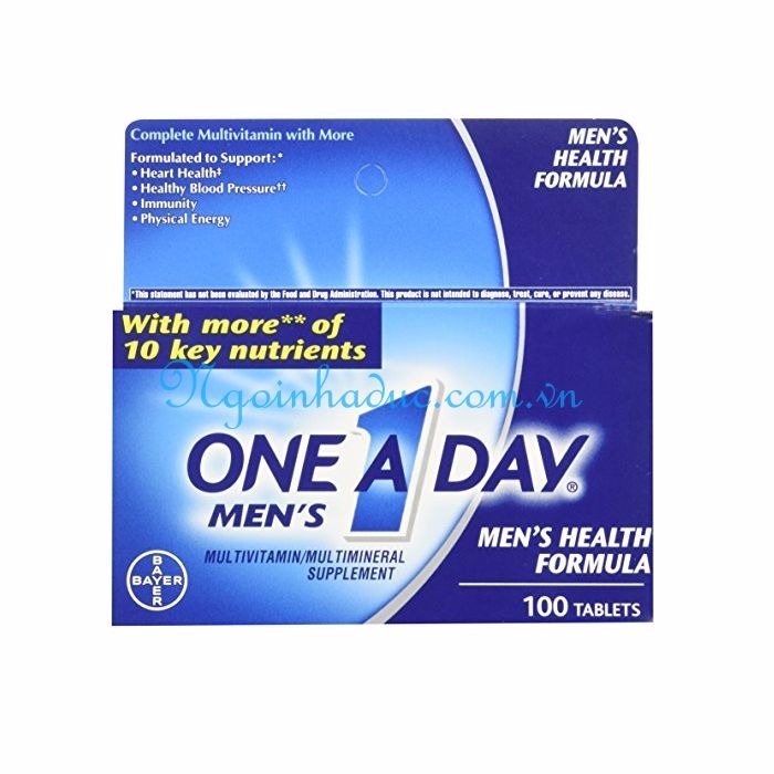 Vitamin tổng hợp One a day for Men 100v (Mỹ)