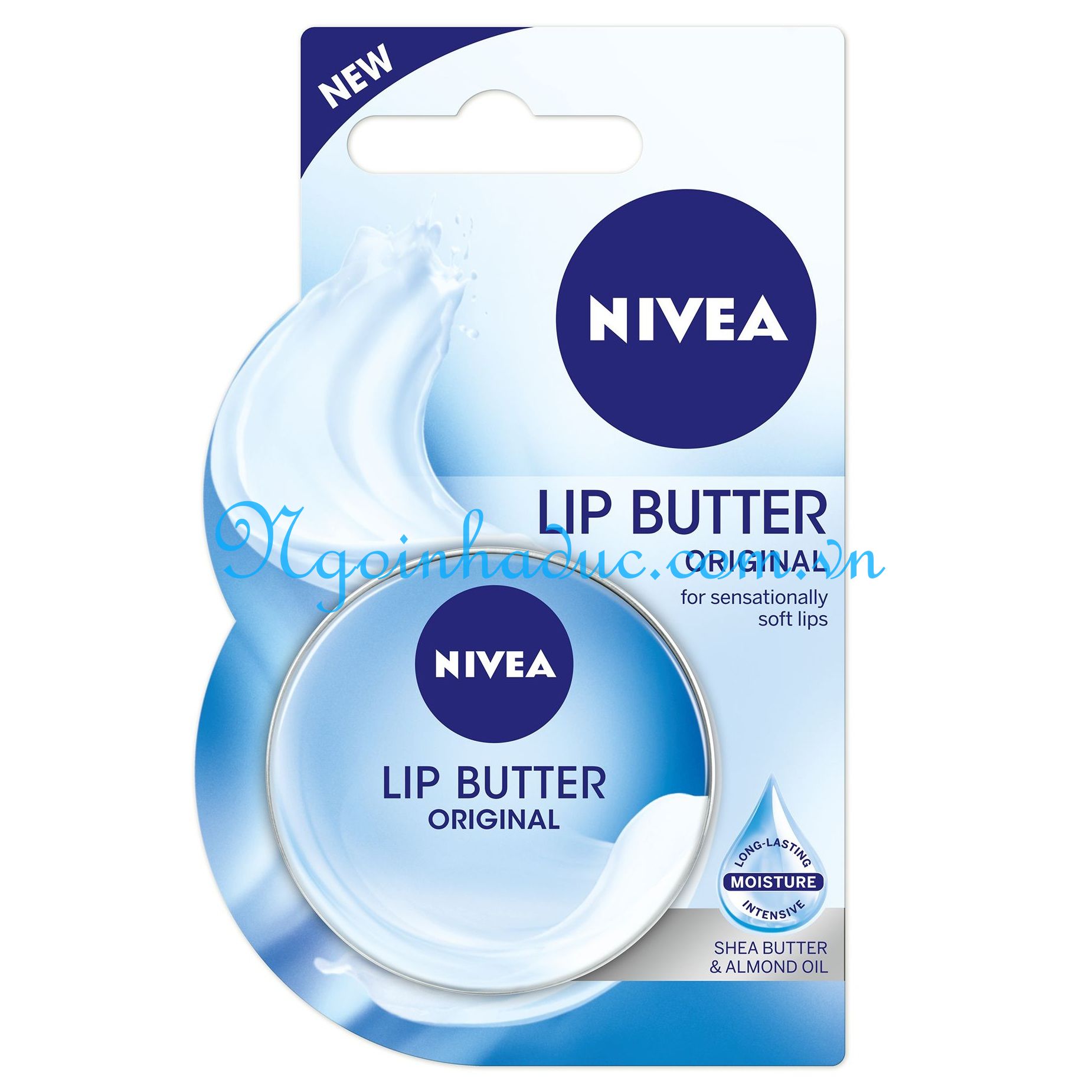 Kem trị nẻ môi Nivea Lip Butter Original (Hộp 19ml)