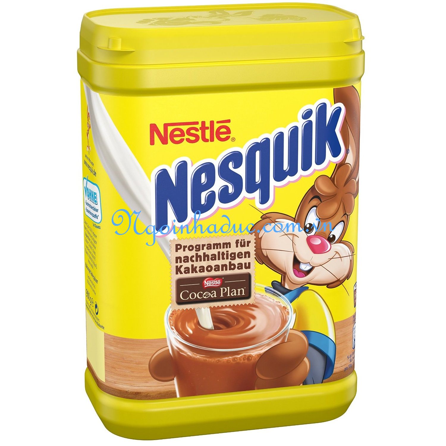 Bột cacao Nesquik (Nestle) hộp nhựa 900g