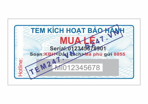 MS042 - Tem Mua Lẻ kích cỡ 1.5x3
