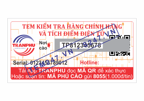 MS001 - Tem Trần Phú kích cỡ 2x4
