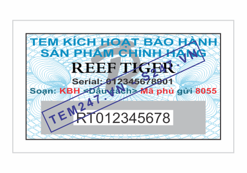 MS053 - Tem Reef Tiger kích cỡ 1.5x3