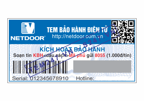 MS046 - Tem Net Door kích cỡ 2x4