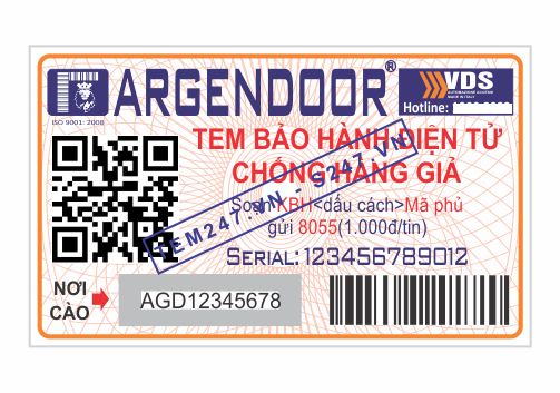 MS006 - Tem Argendoor kích cỡ 3x5