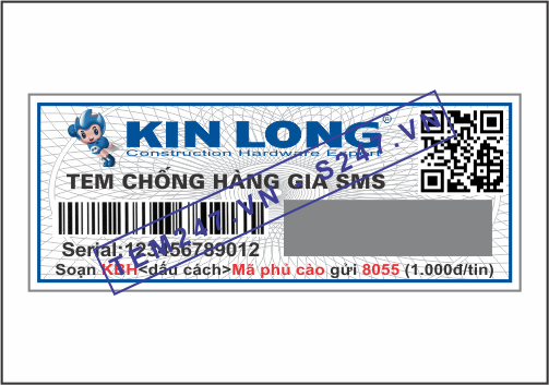 MS033 - Tem Kin Long kích cỡ 2x5
